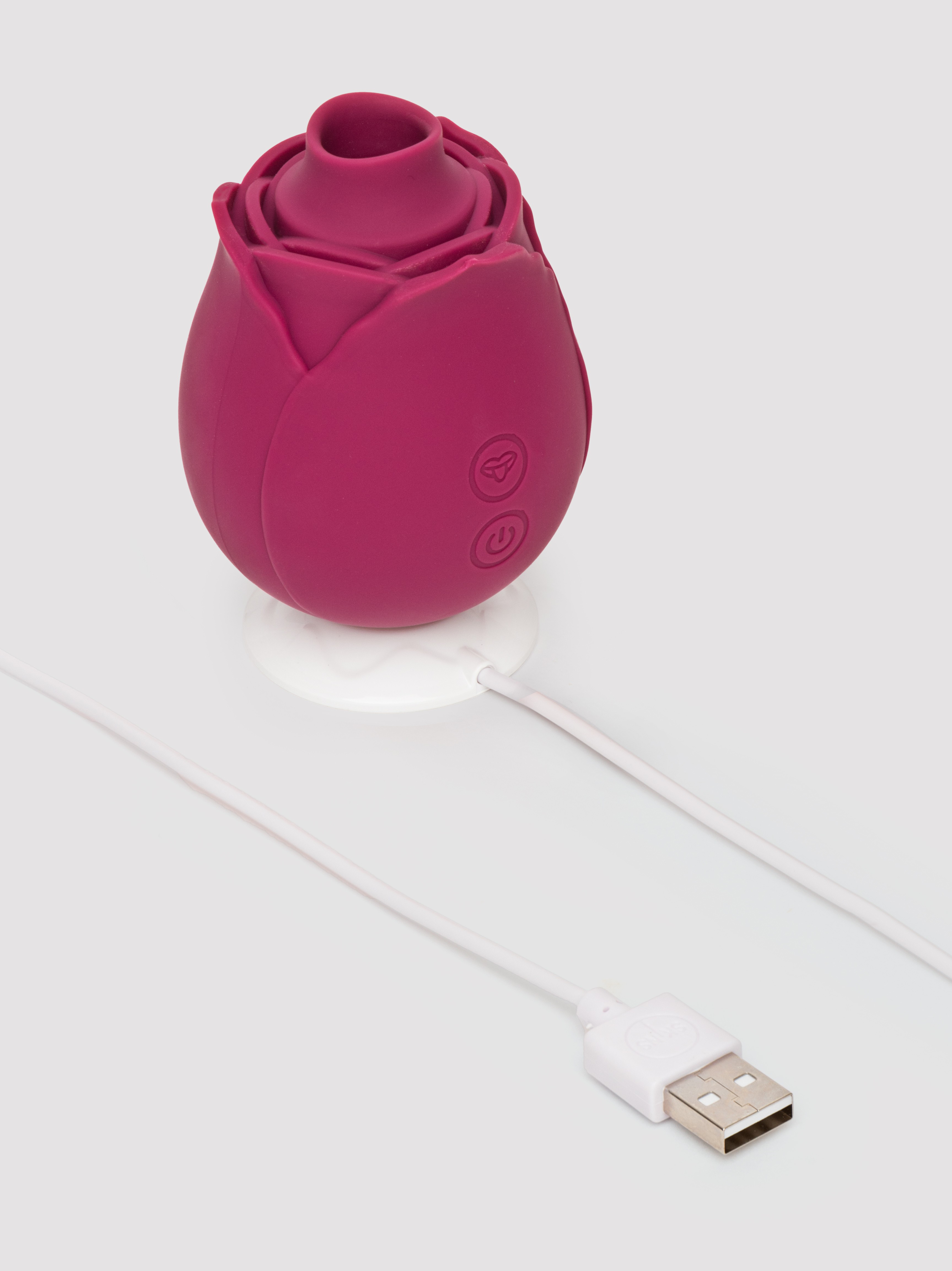 Skins Rose FLUTTERZ Licking Flickering Clitoral Vibrator, Red, hi-res