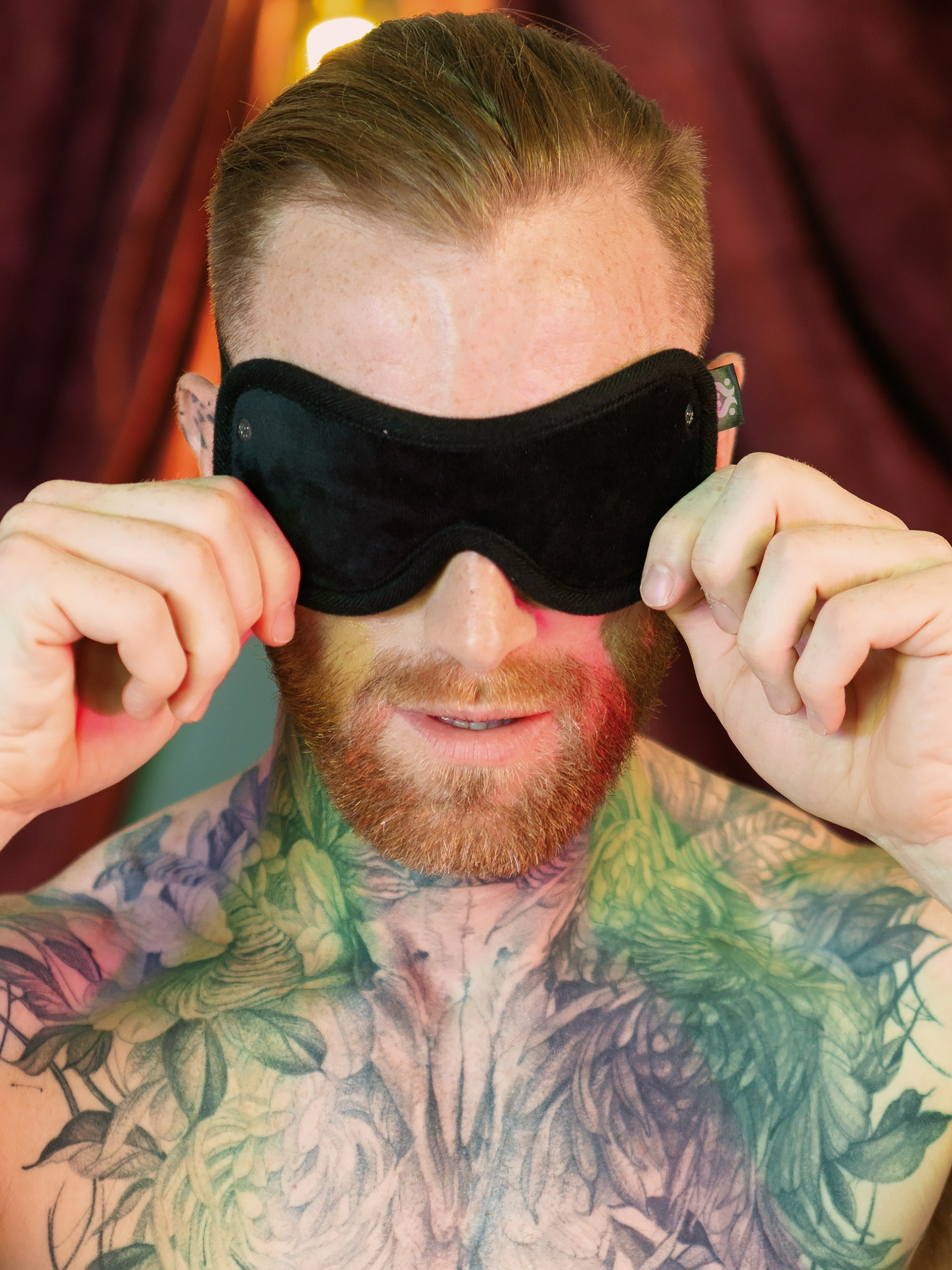 SEI MIO Sensory Surrender Bondage Kit (3 Piece), Black, hi-res