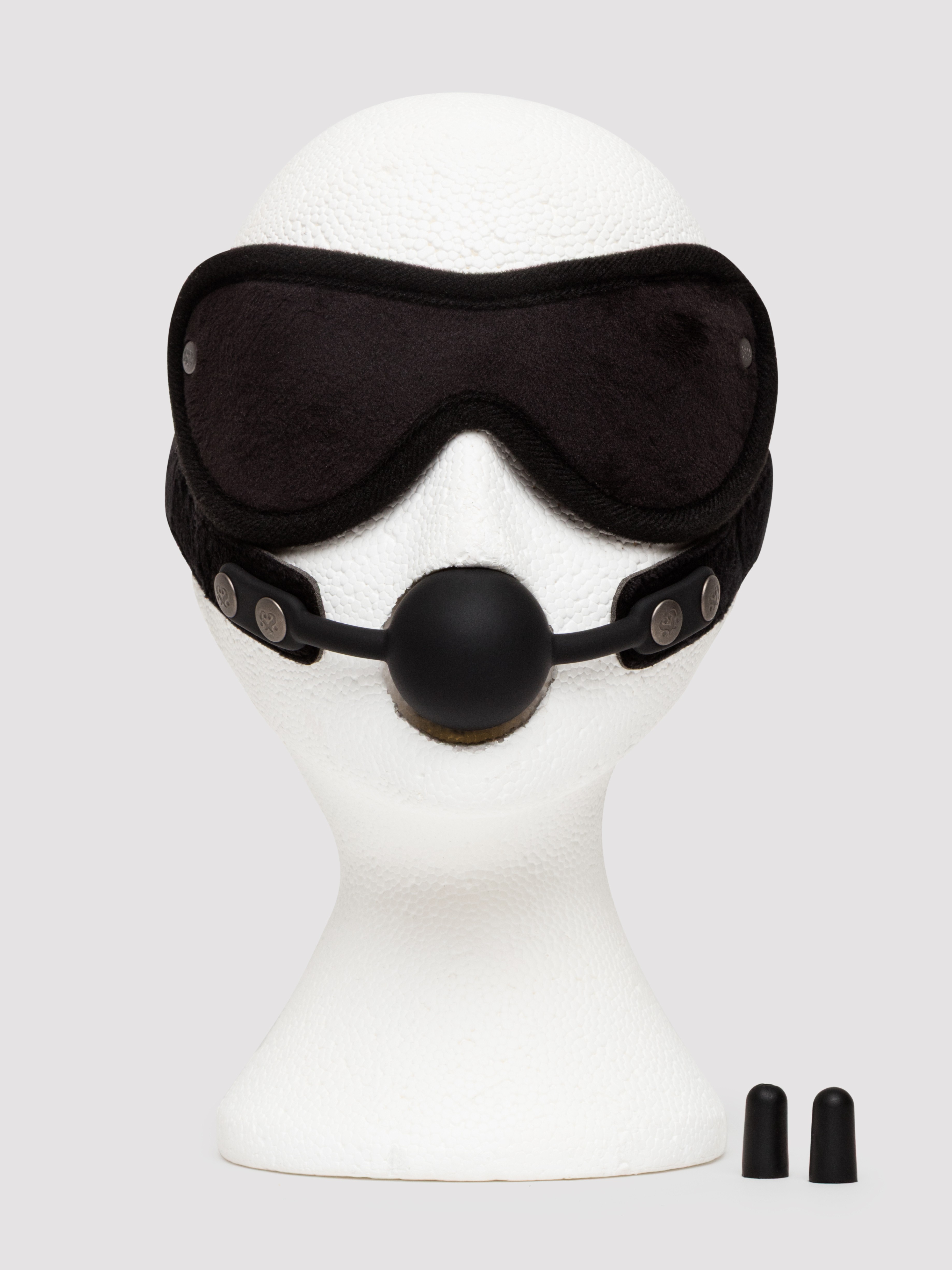 SEI MIO Sensory Surrender Bondage Kit (3 Piece), Black, hi-res