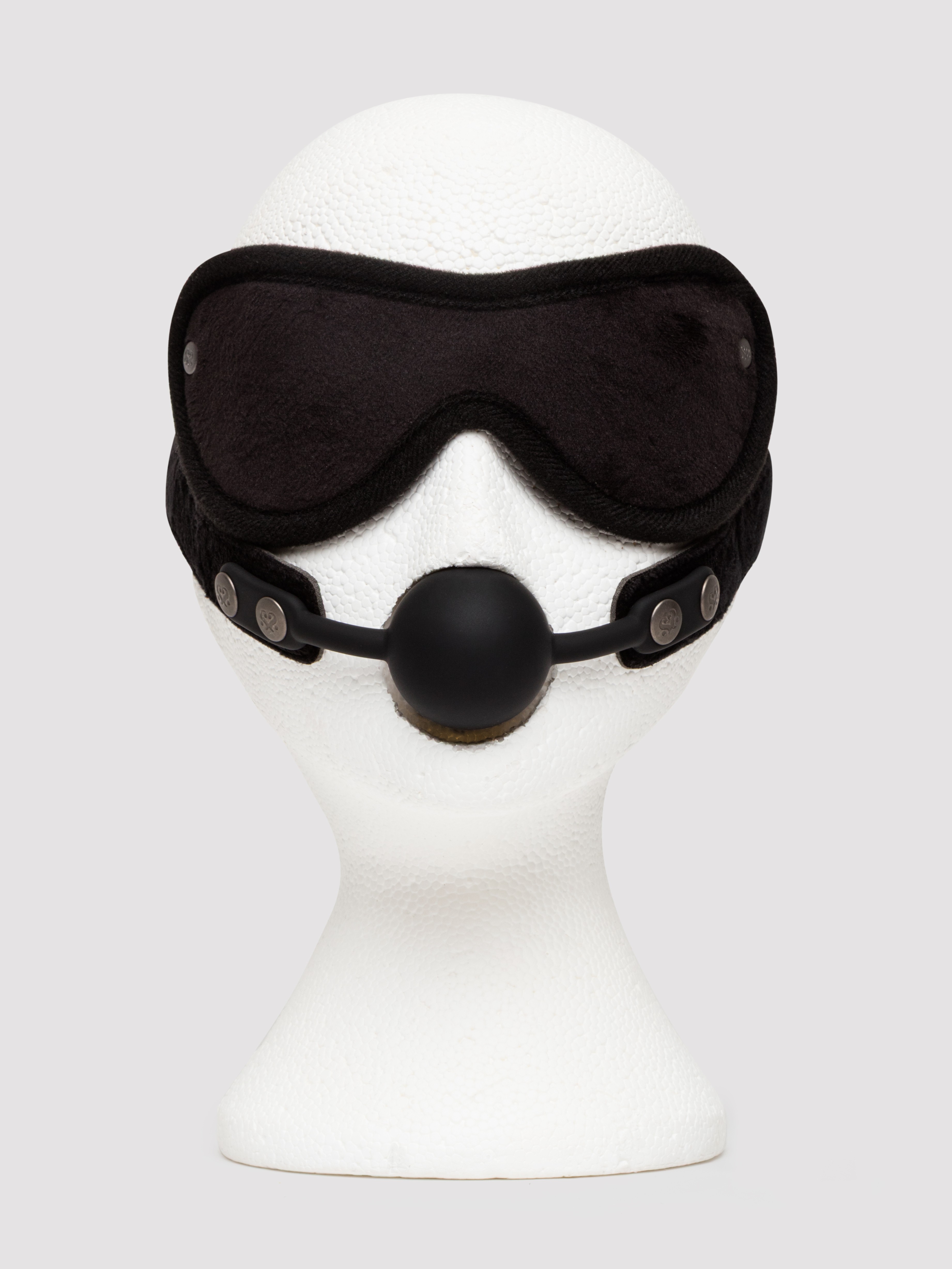 SEI MIO Delectable Domination Supreme Hog Tied Submissive Play Set (7 Piece), Black, hi-res