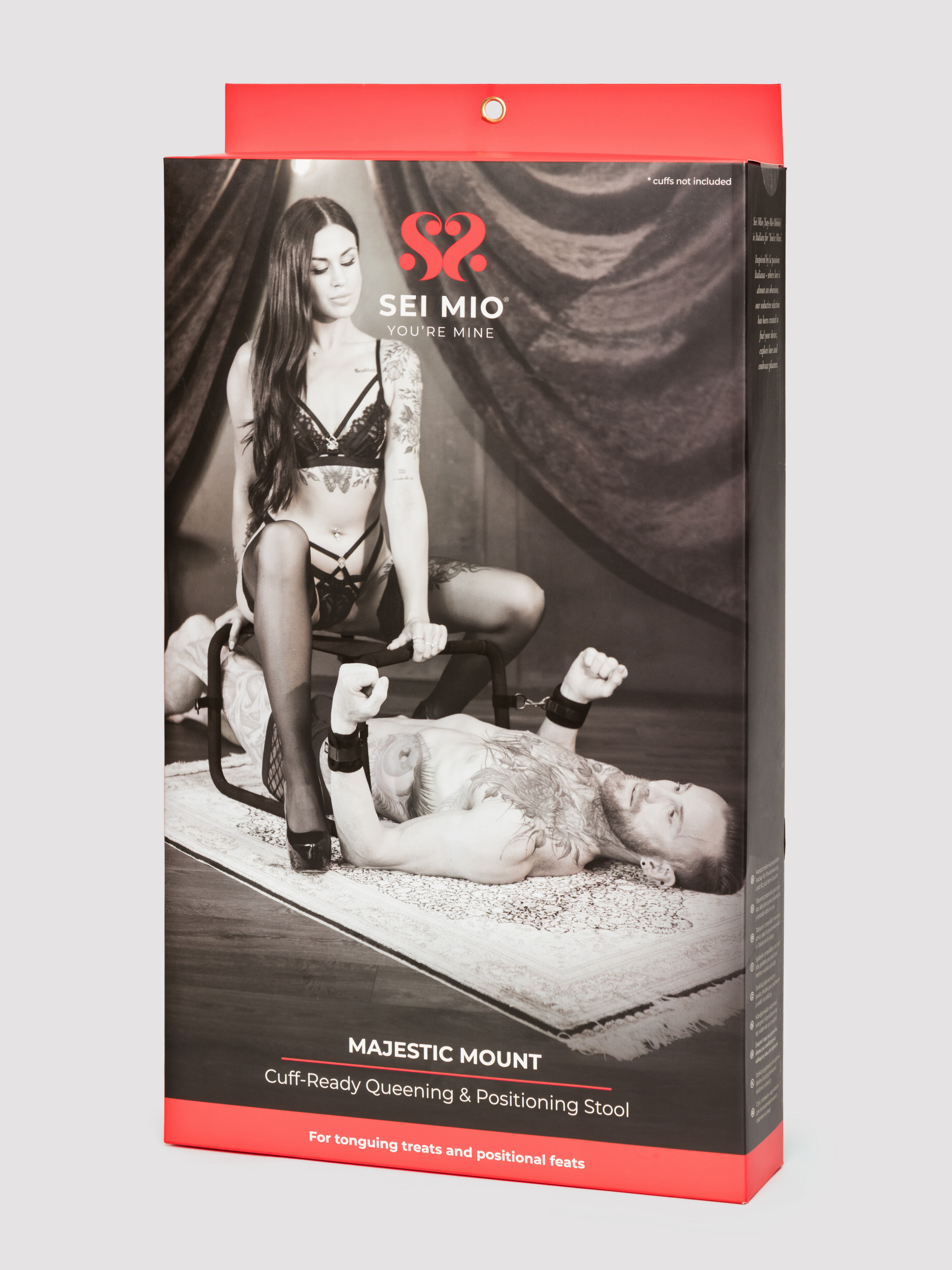 SEI MIO Majestic Mount Queening and Positioning Chair, Black, hi-res