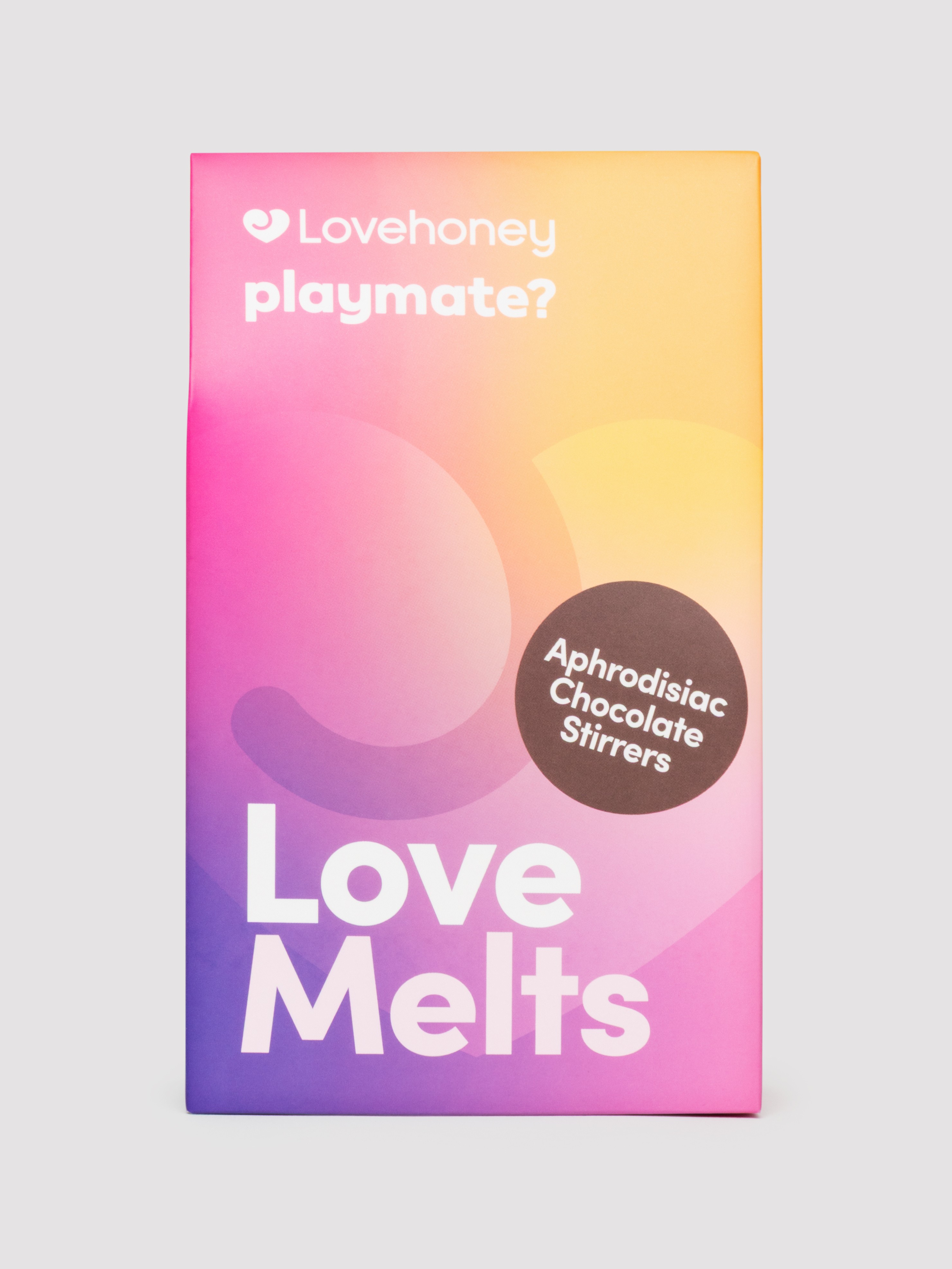 Lovehoney x Playmates Love Melts Aphrodisiac Hot Chocolate Stirrers 40g x 2, , hi-res