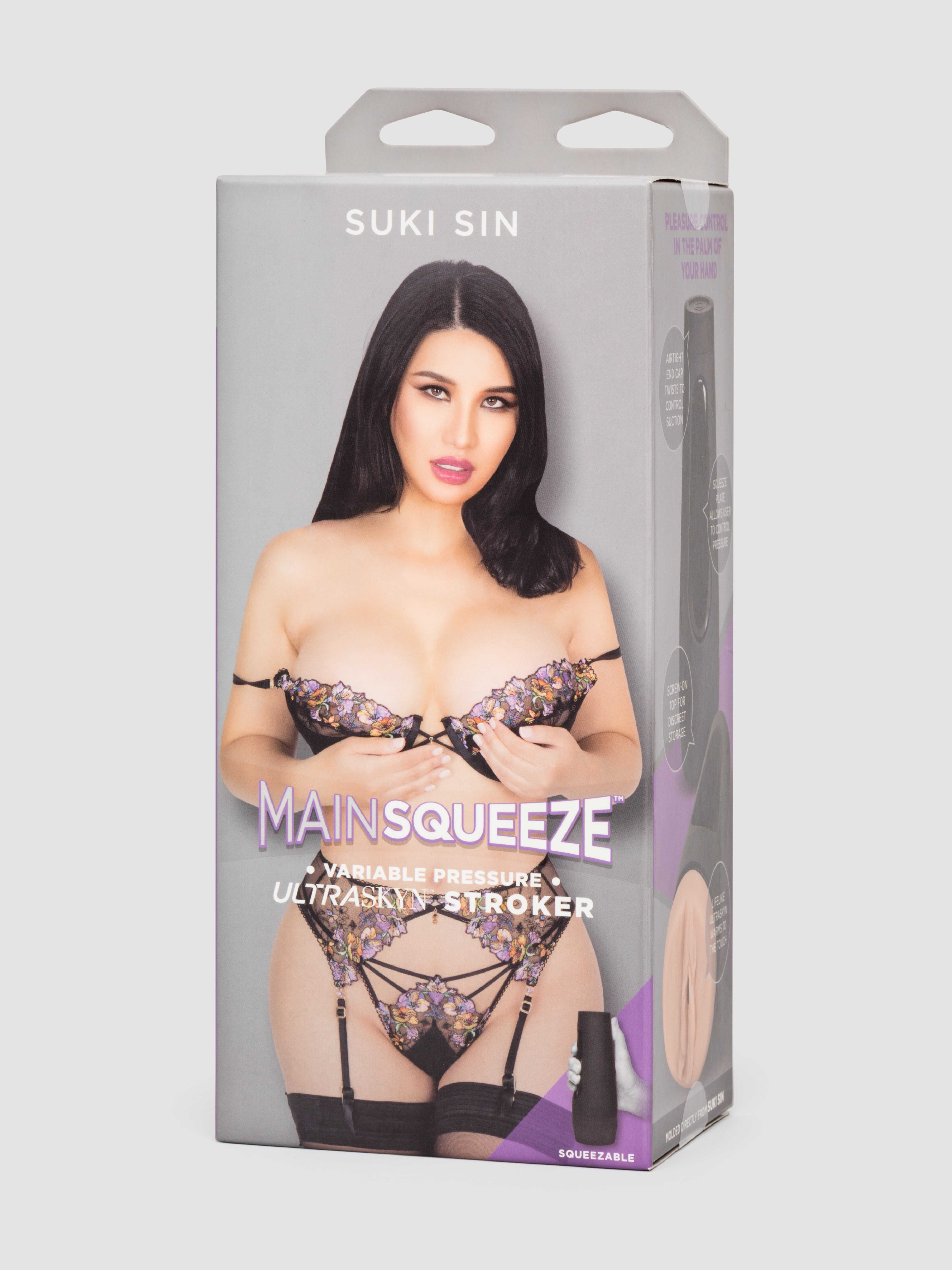 Main Squeeze Suki Sin Ultraskyn Realistic Stroker, Black, hi-res