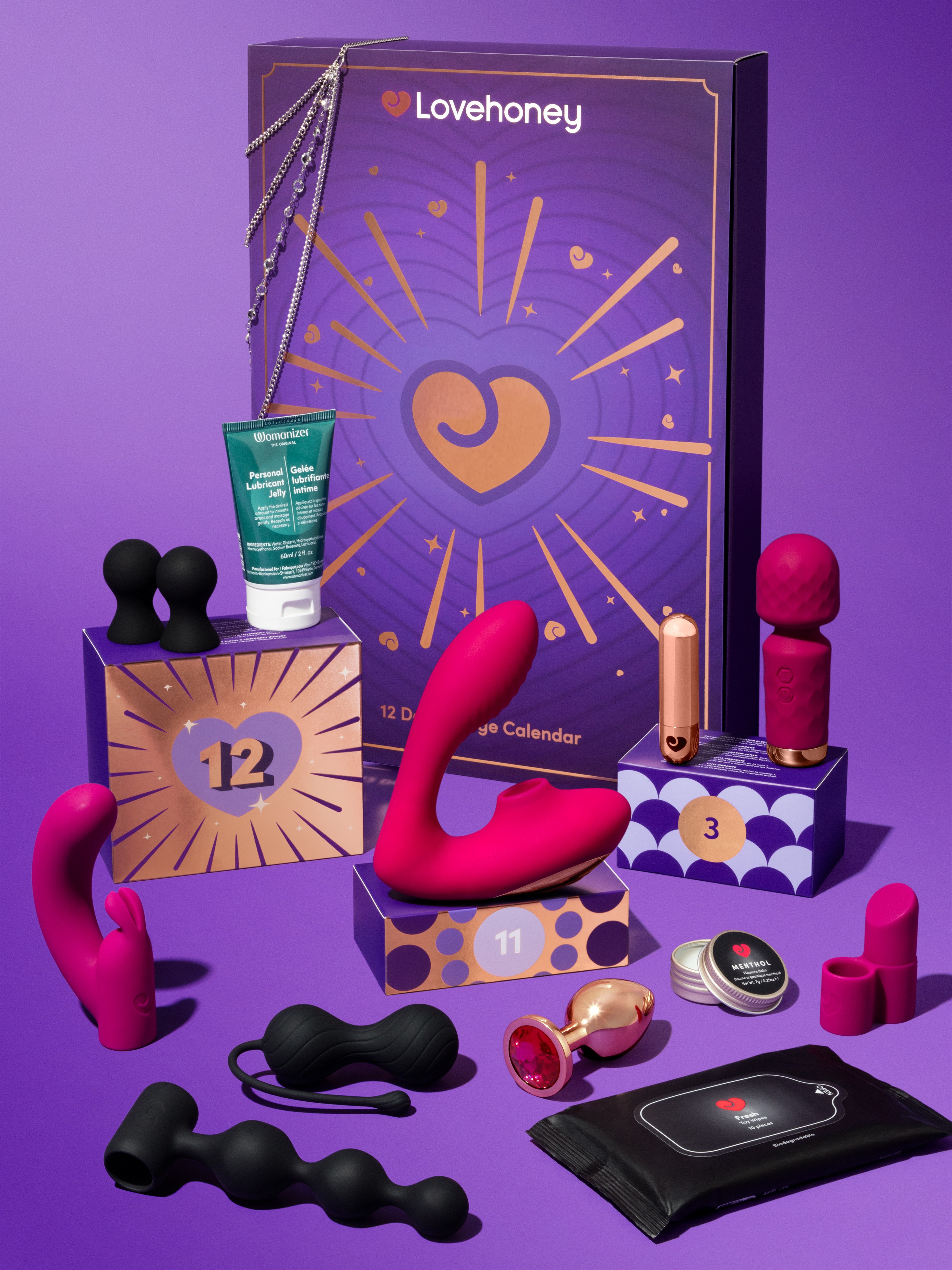 Lovehoney Indulge Advent Calendar 2026 (12 Day), Pink, hi-res