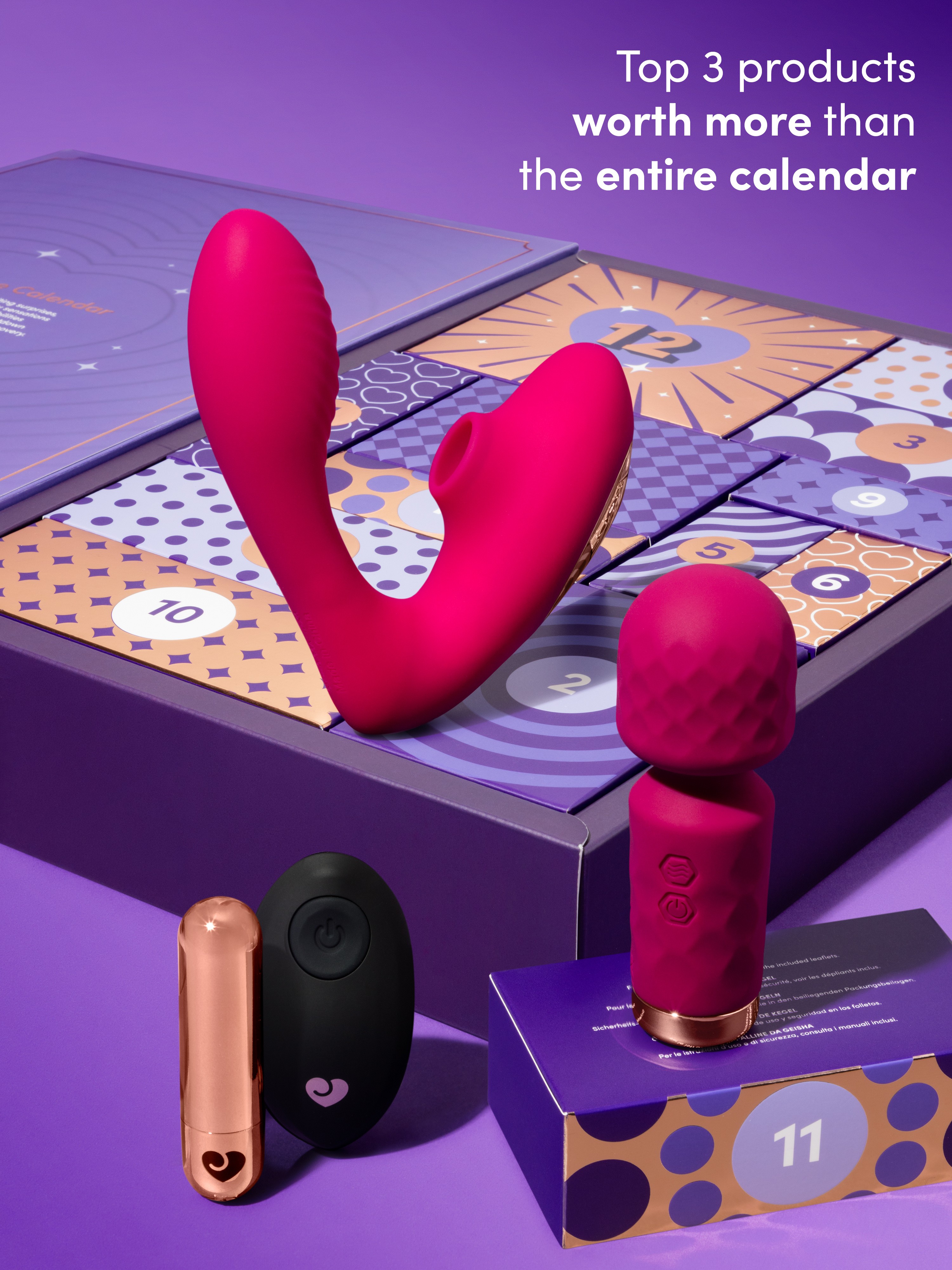 Lovehoney Indulge Advent Calendar 2026 (12 Day), Pink, hi-res