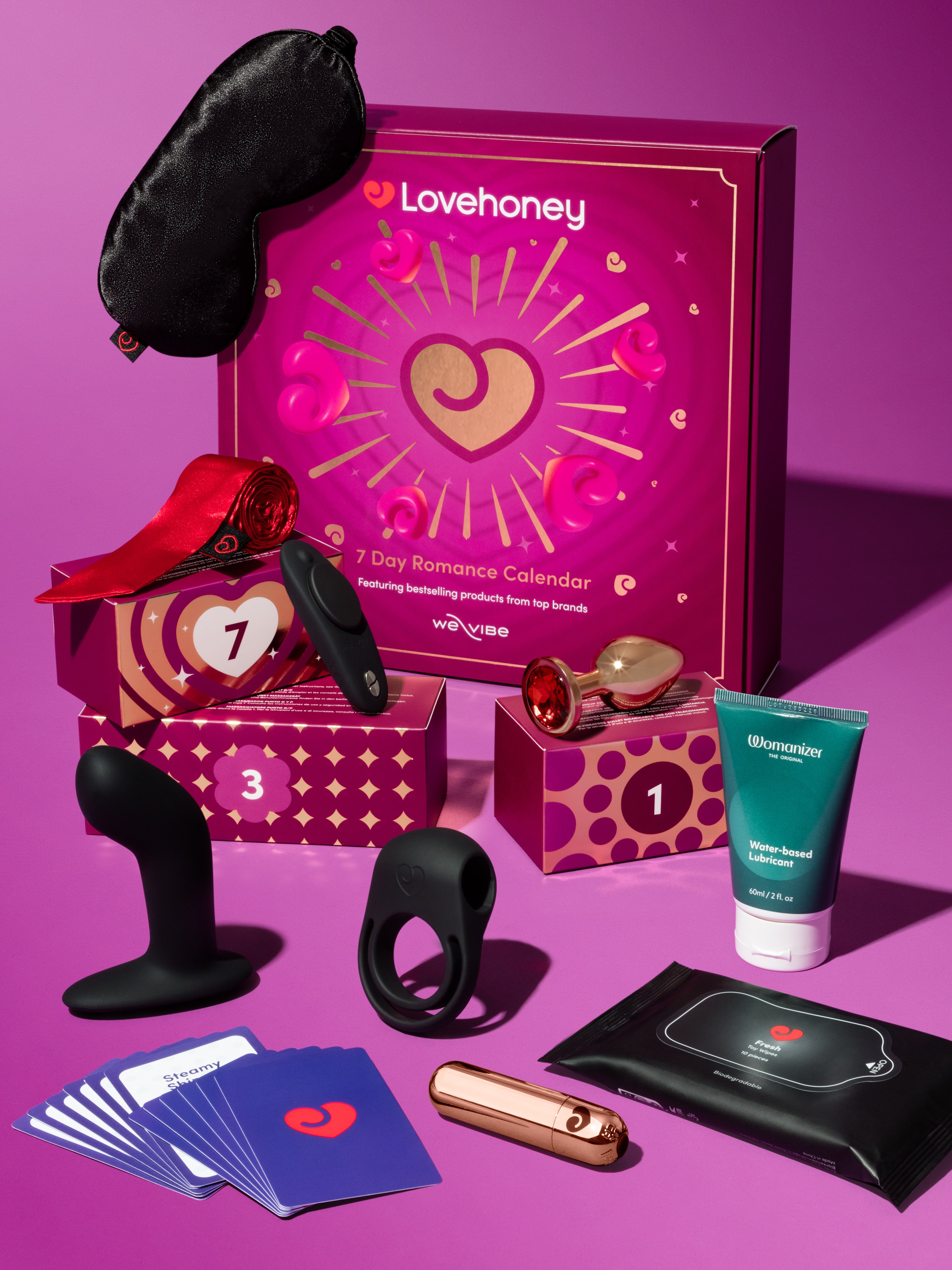 Lovehoney Romance Advent Calendar 2026 (7 Day), Red, hi-res