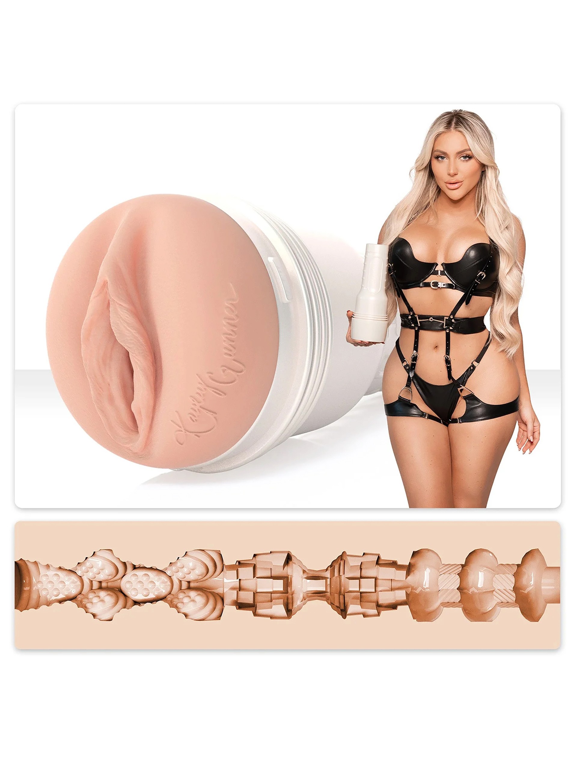 Fleshlight Kayley Gunner Fully Loaded Texture, Flesh Pink, hi-res