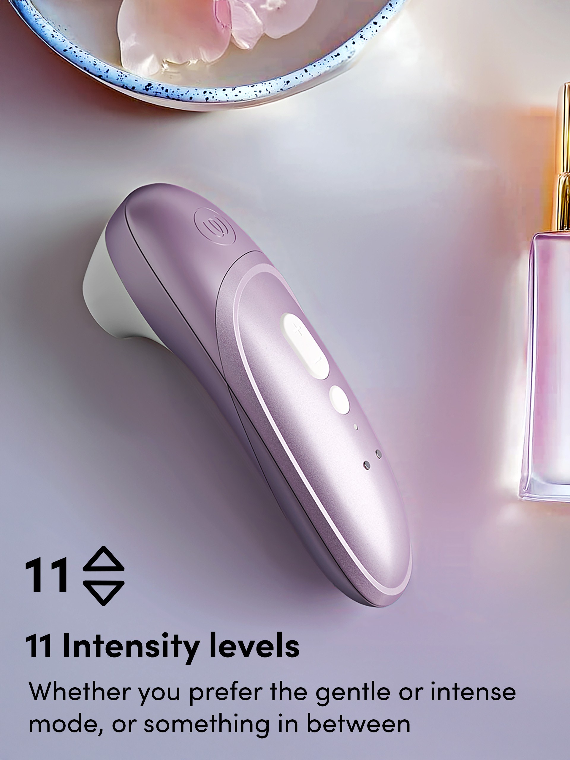 Womanizer Pro Rechargeable Clitoral Suction Stimulator, Purple, hi-res