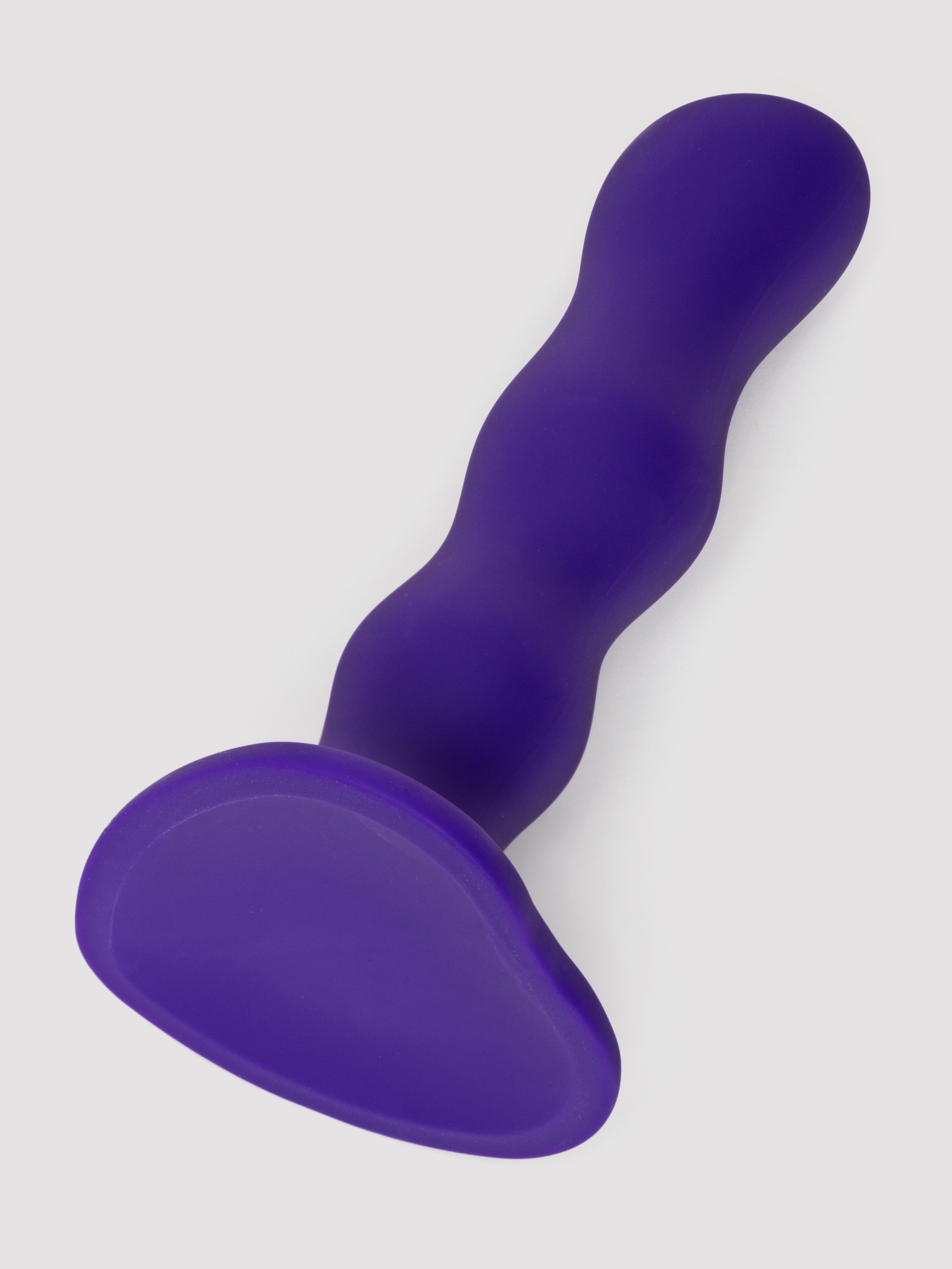 Strap-On-Me Soft Touch Silicone Geisha Balls Dildo 6 Inch, Purple, hi-res