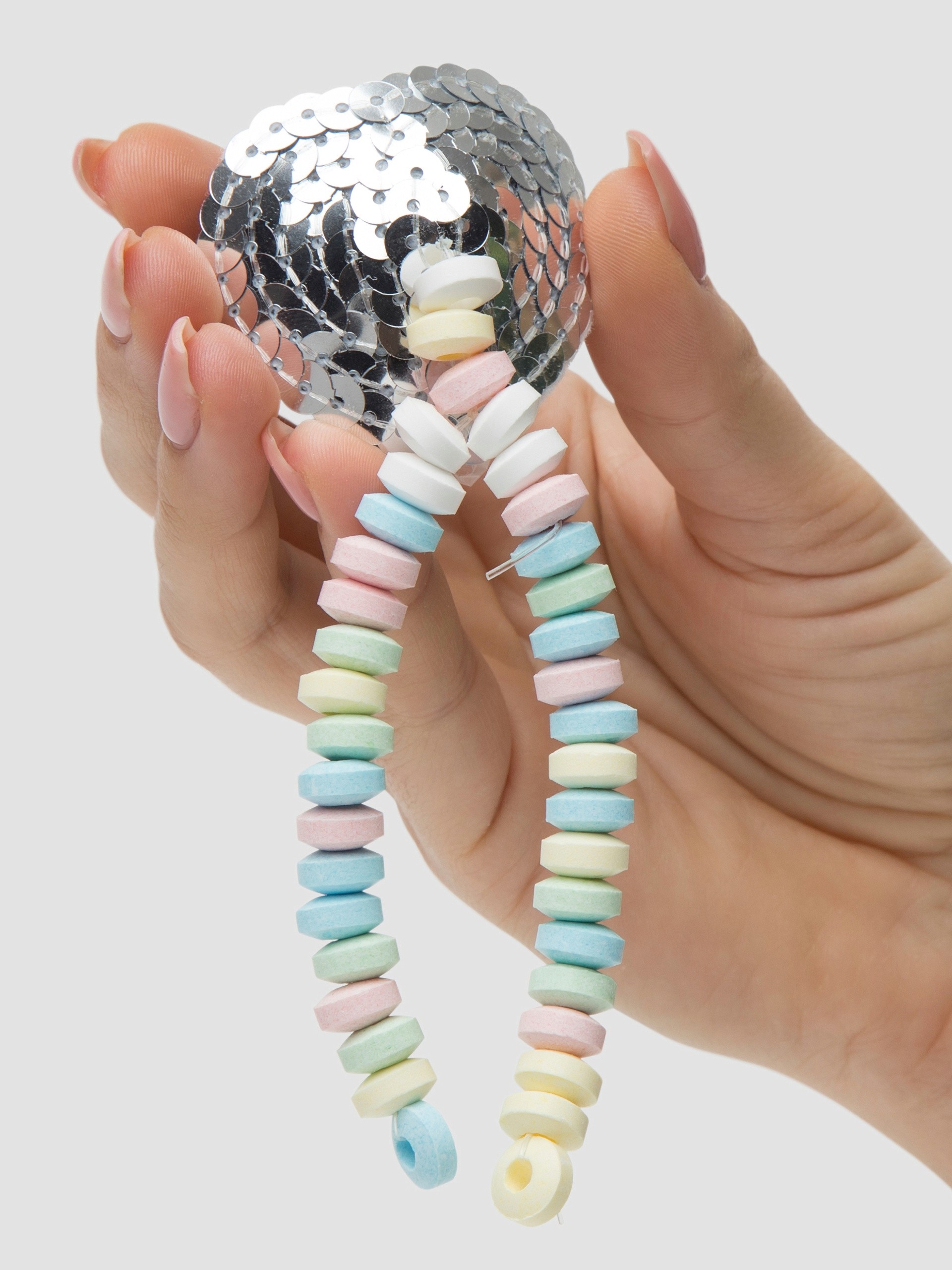 Sequin Candy Nipple Tassels, , hi-res