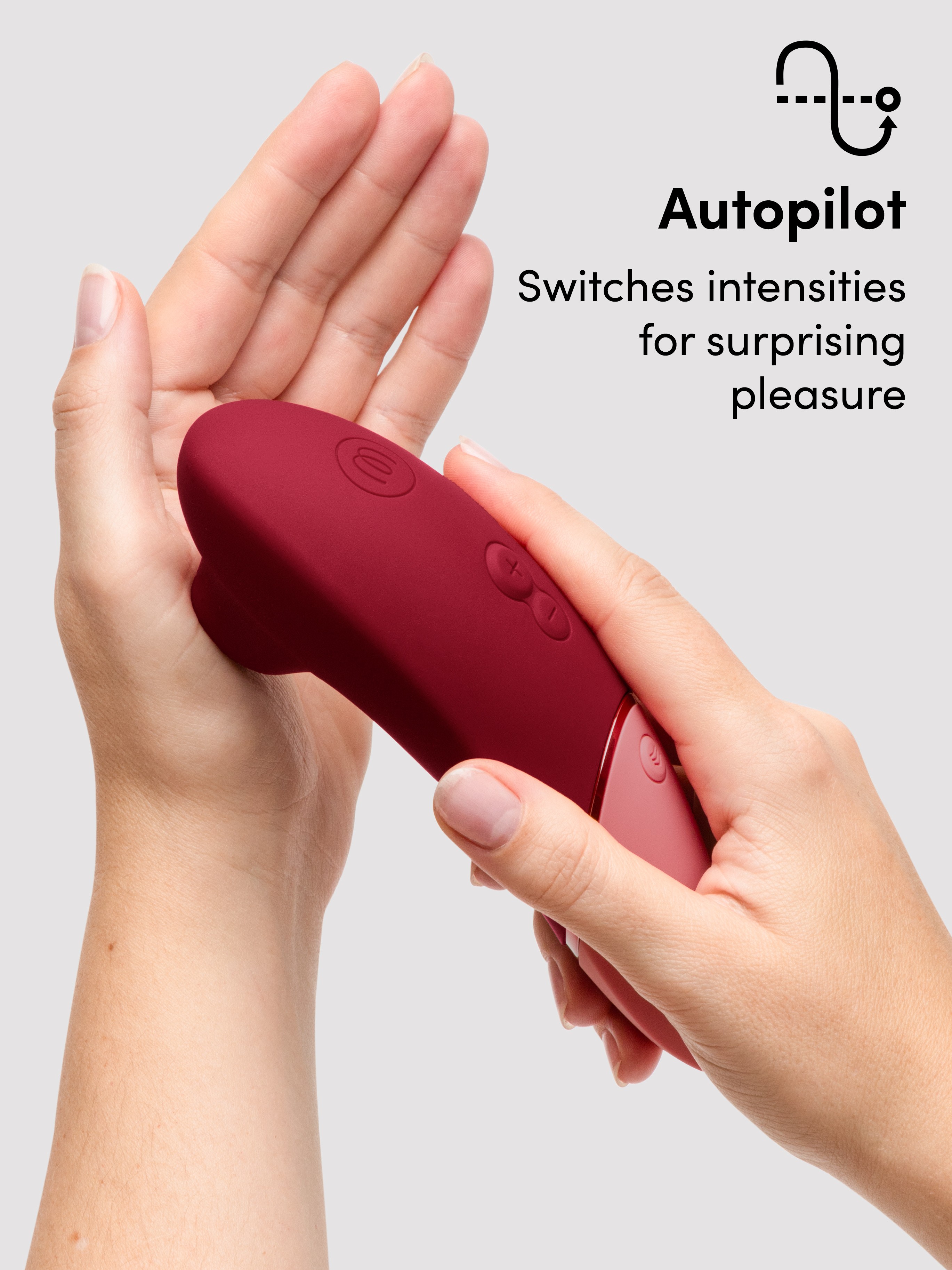 Womanizer Next Clitoral Suction Stimulator, Red, hi-res