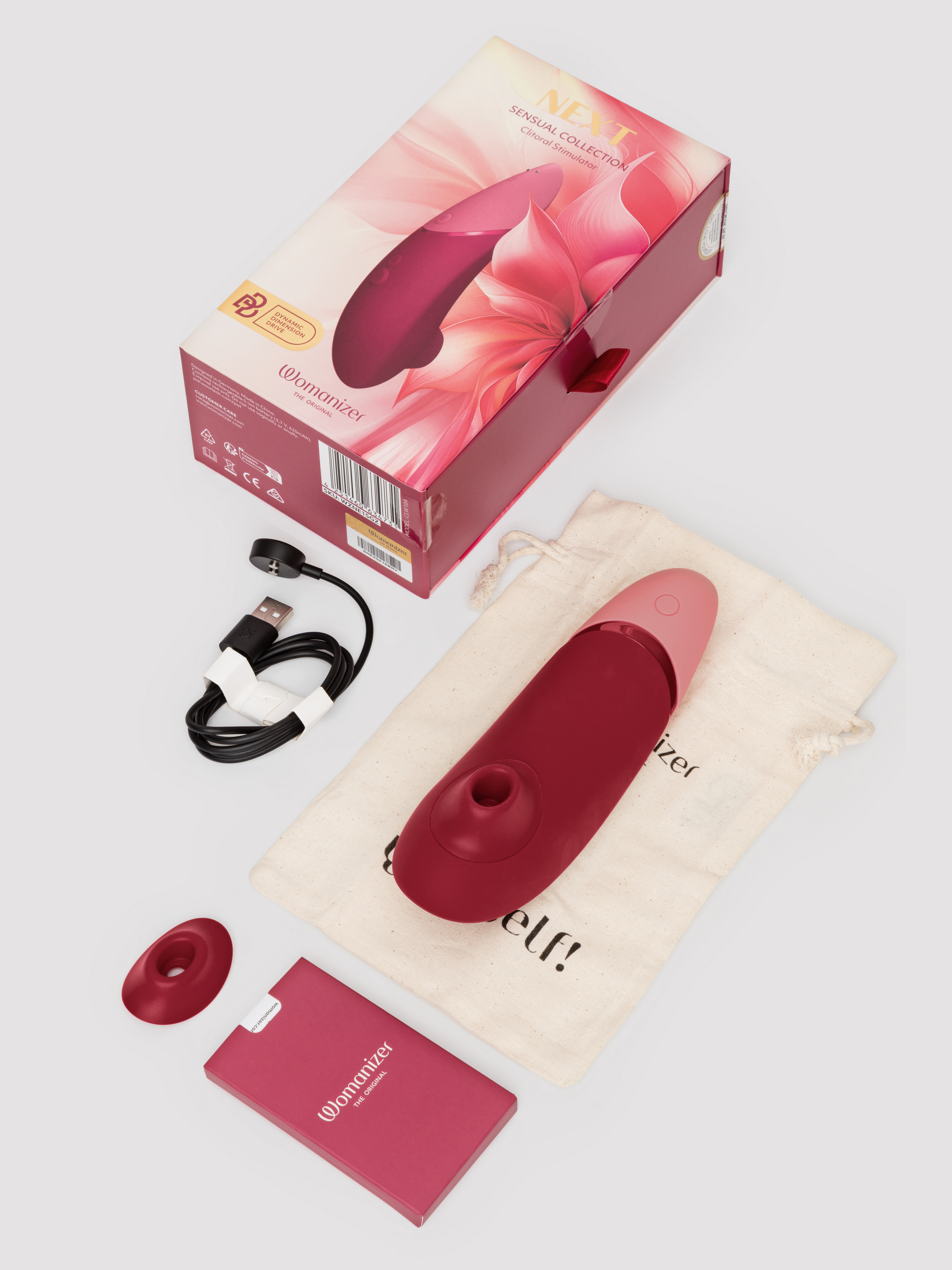 Womanizer Next Clitoral Suction Stimulator, Red, hi-res