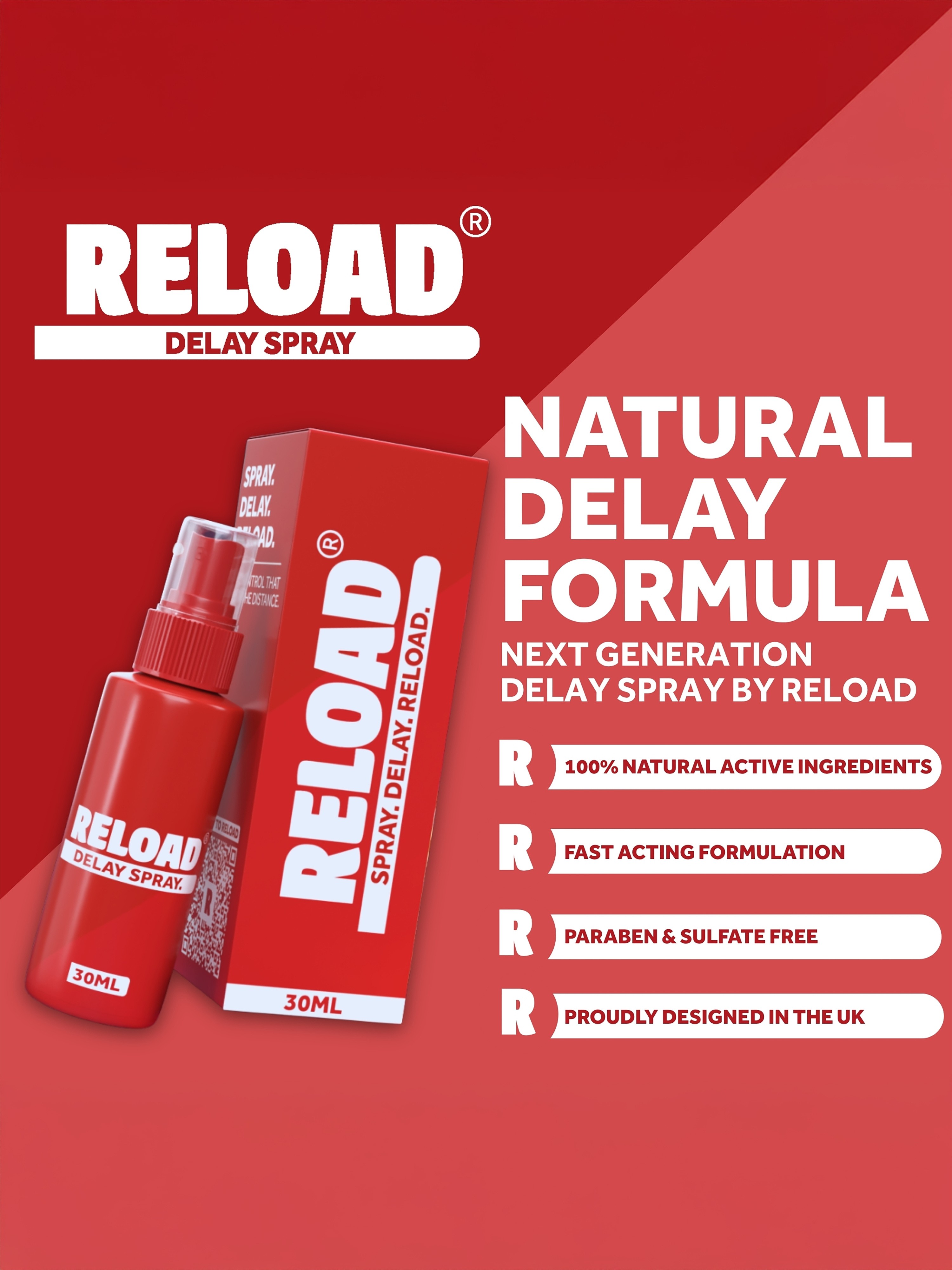 EXS RELOAD Delay Spray 30ml, , hi-res