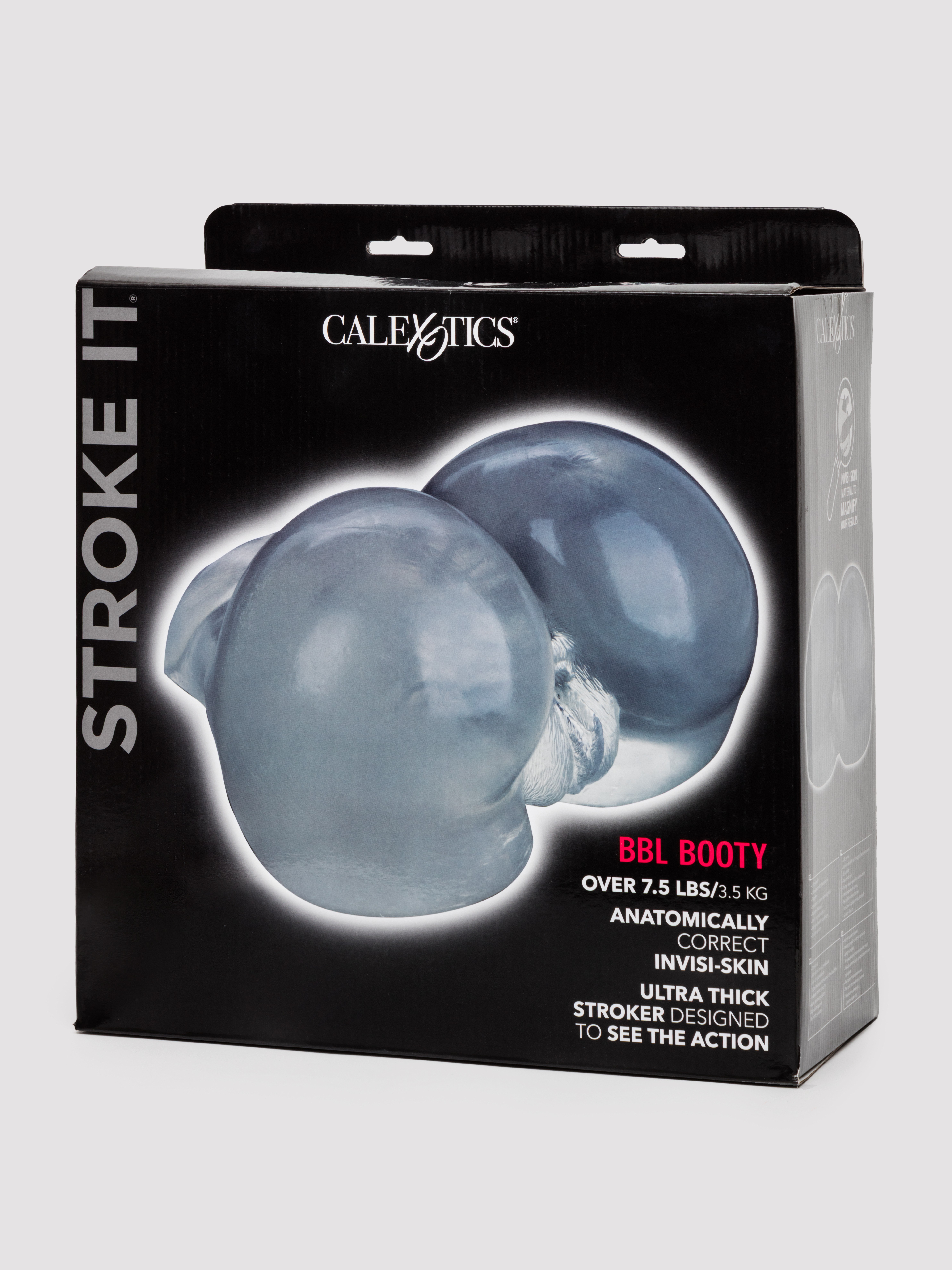 Stroke It BBL Clear Realistic Booty and Vagina 3.5kg, Clear, hi-res