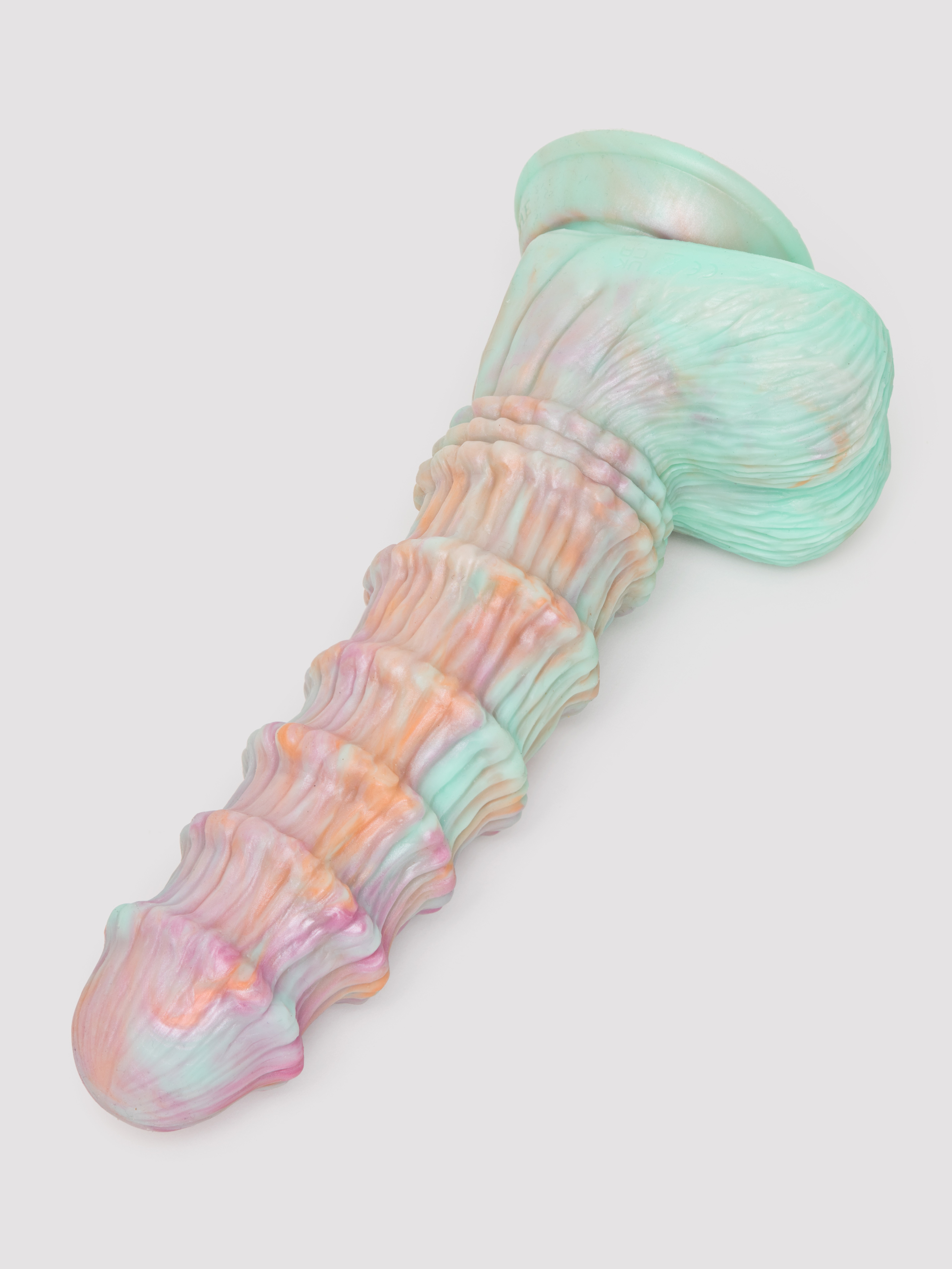 Fantasy Textured Remote Control Dildo Vibrator 8 Inch, Pink, hi-res