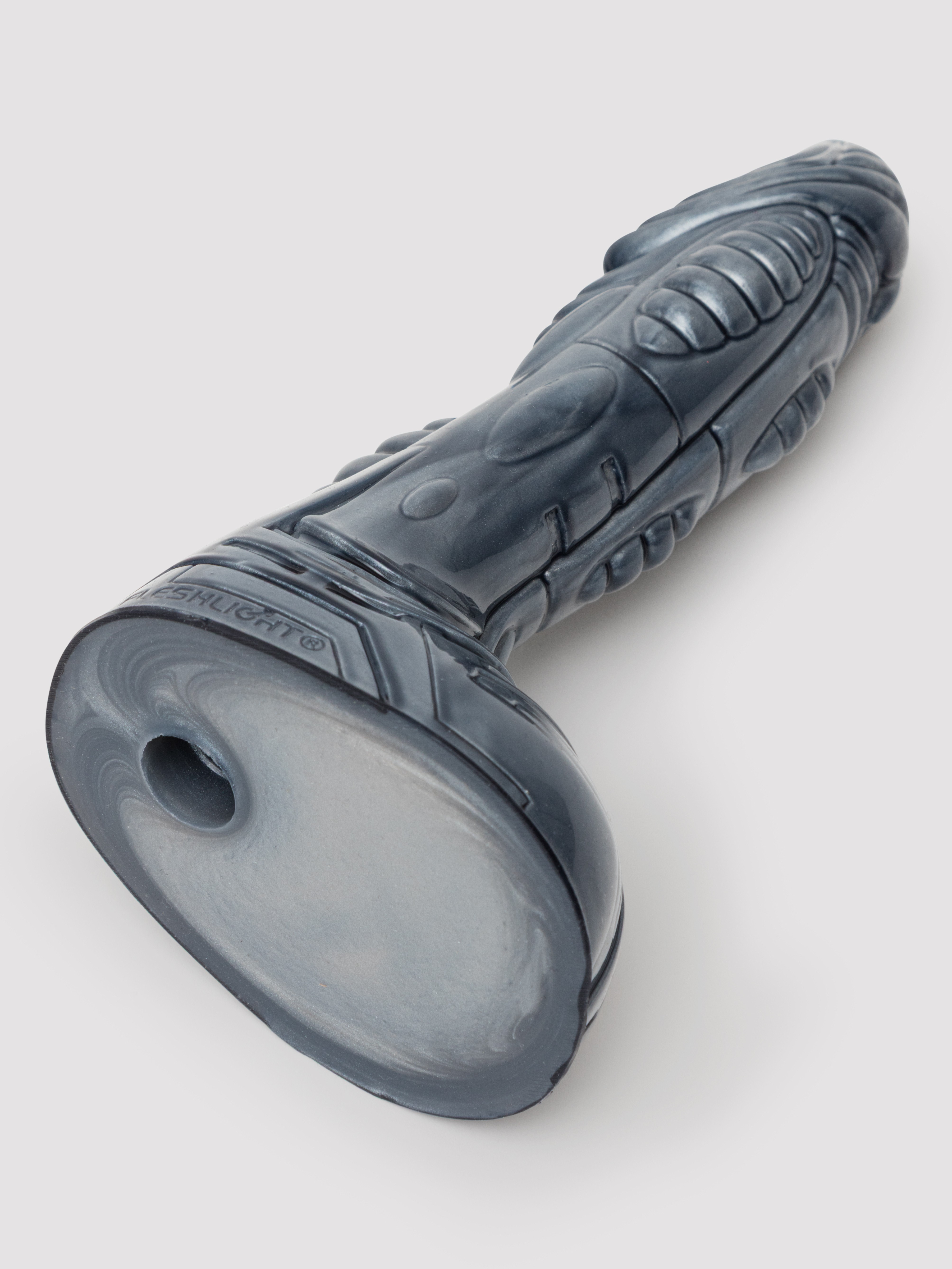 Fleshlight Fantasy Cyborg Dildo, Silver, hi-res