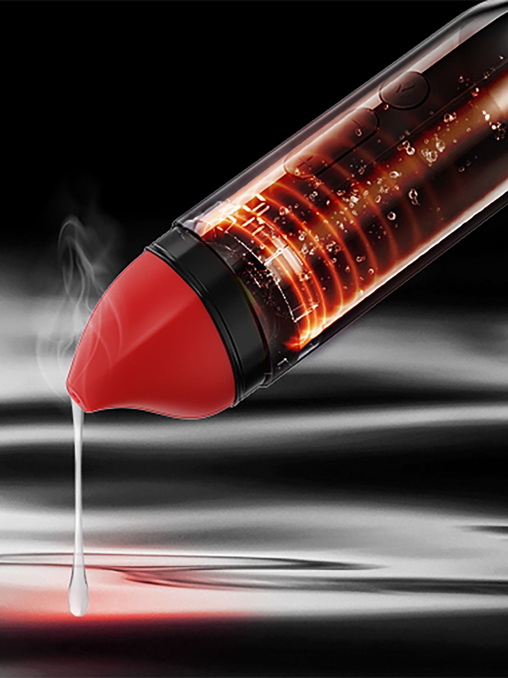 OTOUCH Sensual Warmer & Dispenser , Black, hi-res