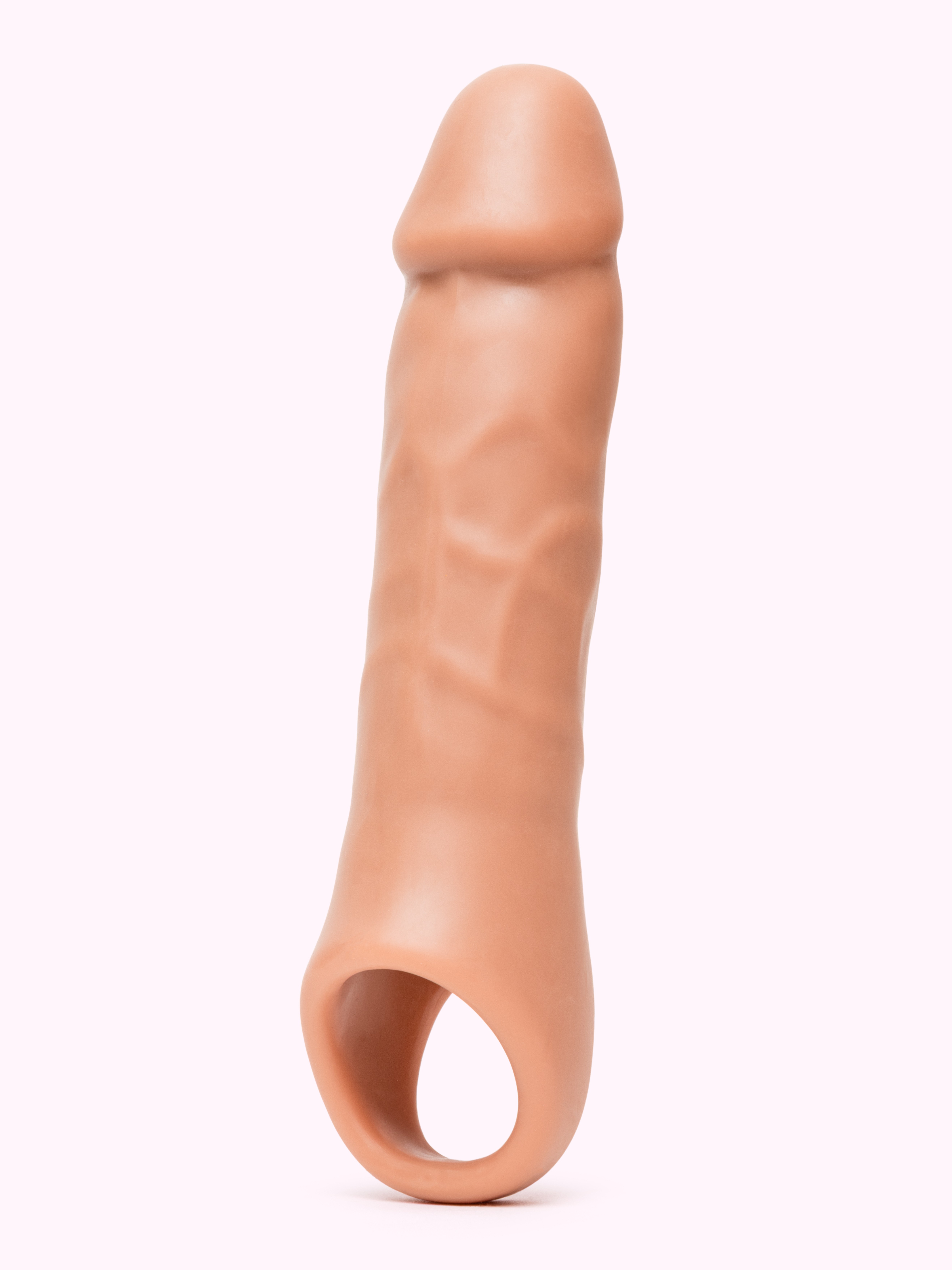 Lovehoney Mega Mighty 2 Extra Inches Penis Extender with Ball Loop, Flesh Tan, hi-res