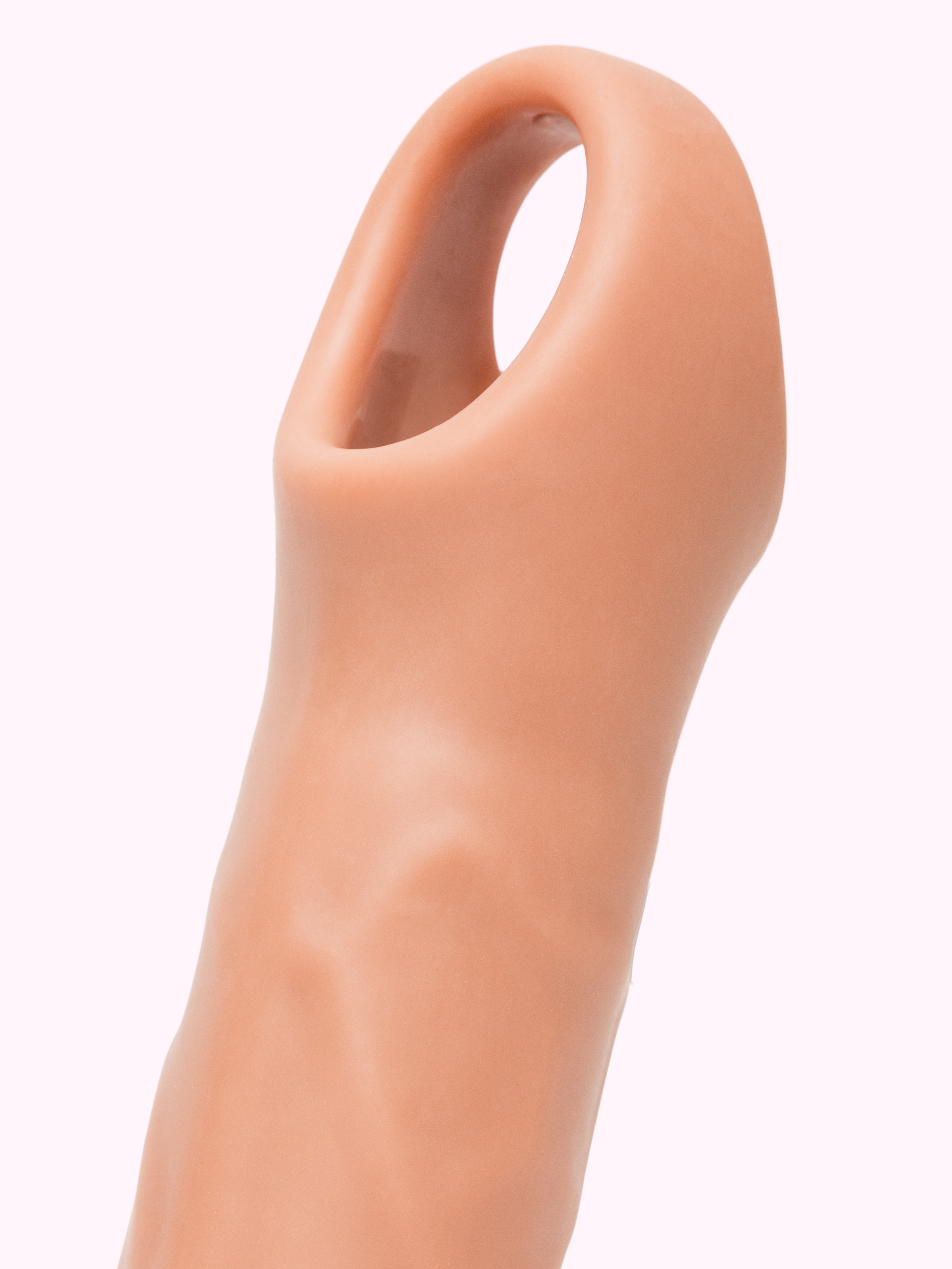 Lovehoney Mega Mighty 2 Extra Inches Penis Extender with Ball Loop , Flesh Tan, hi-res