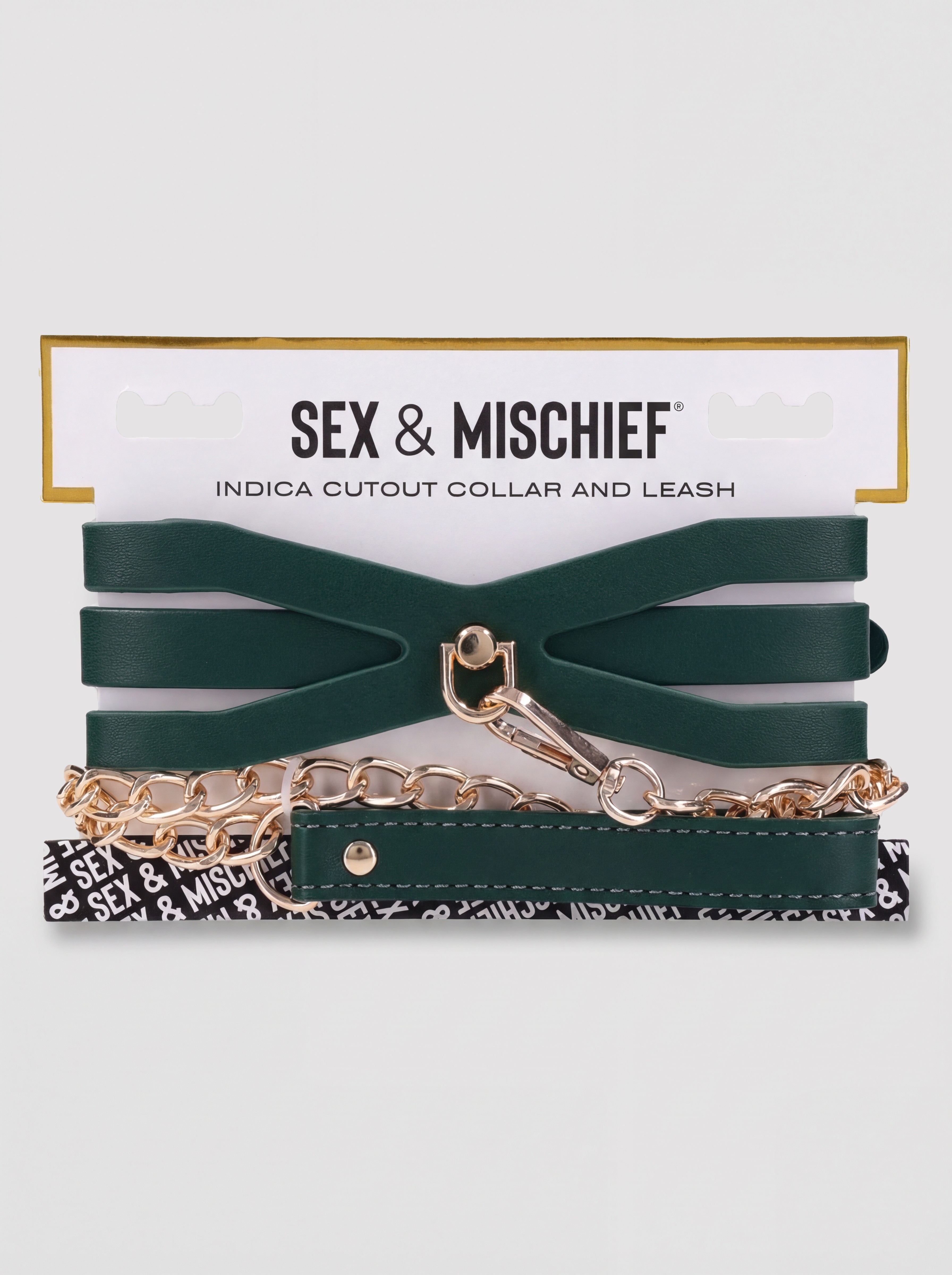 Sportsheets Indica Cutout Collar and Lead, , hi-res