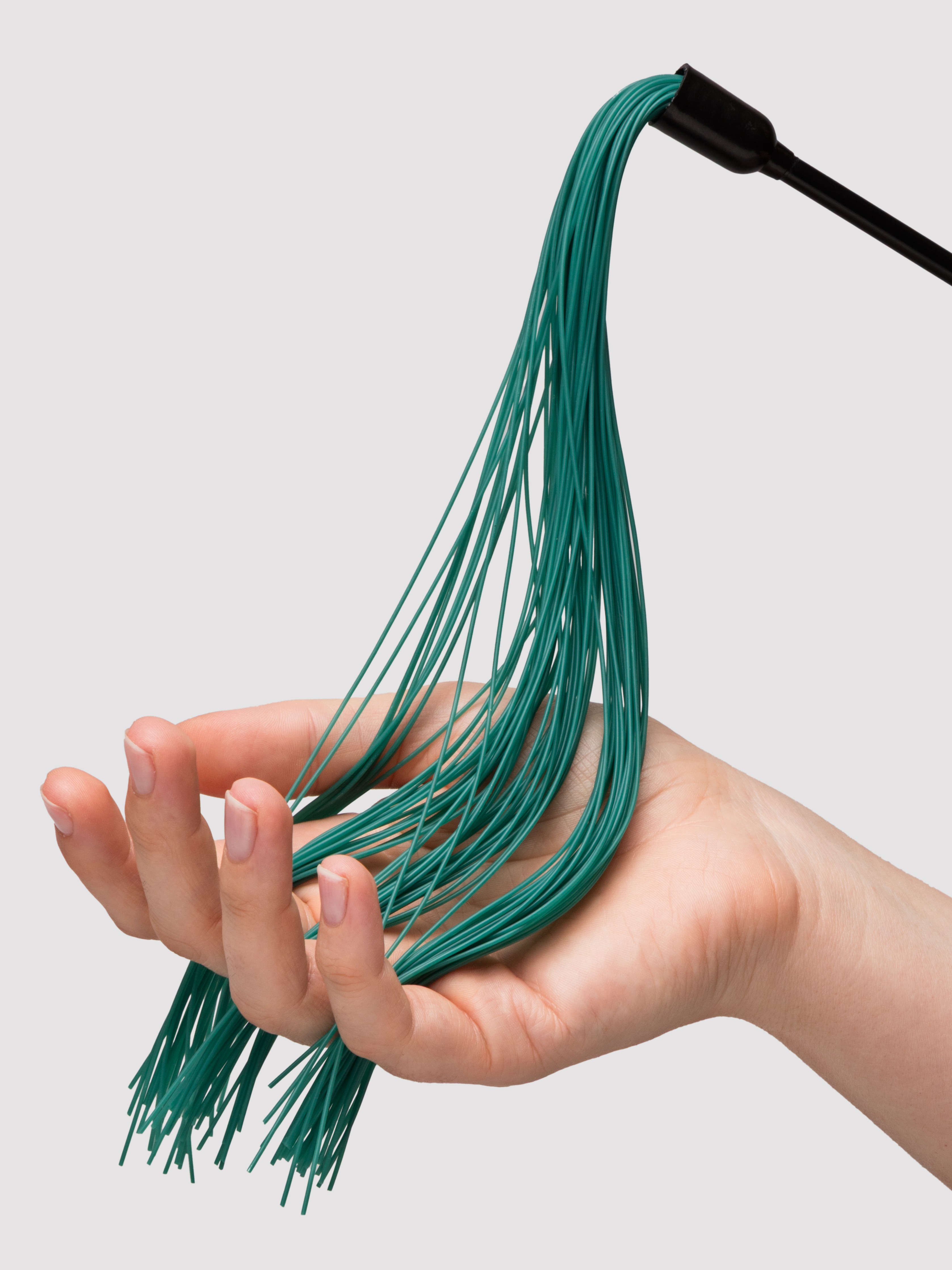 Sportsheets Indica Feather Tickler, Green, hi-res