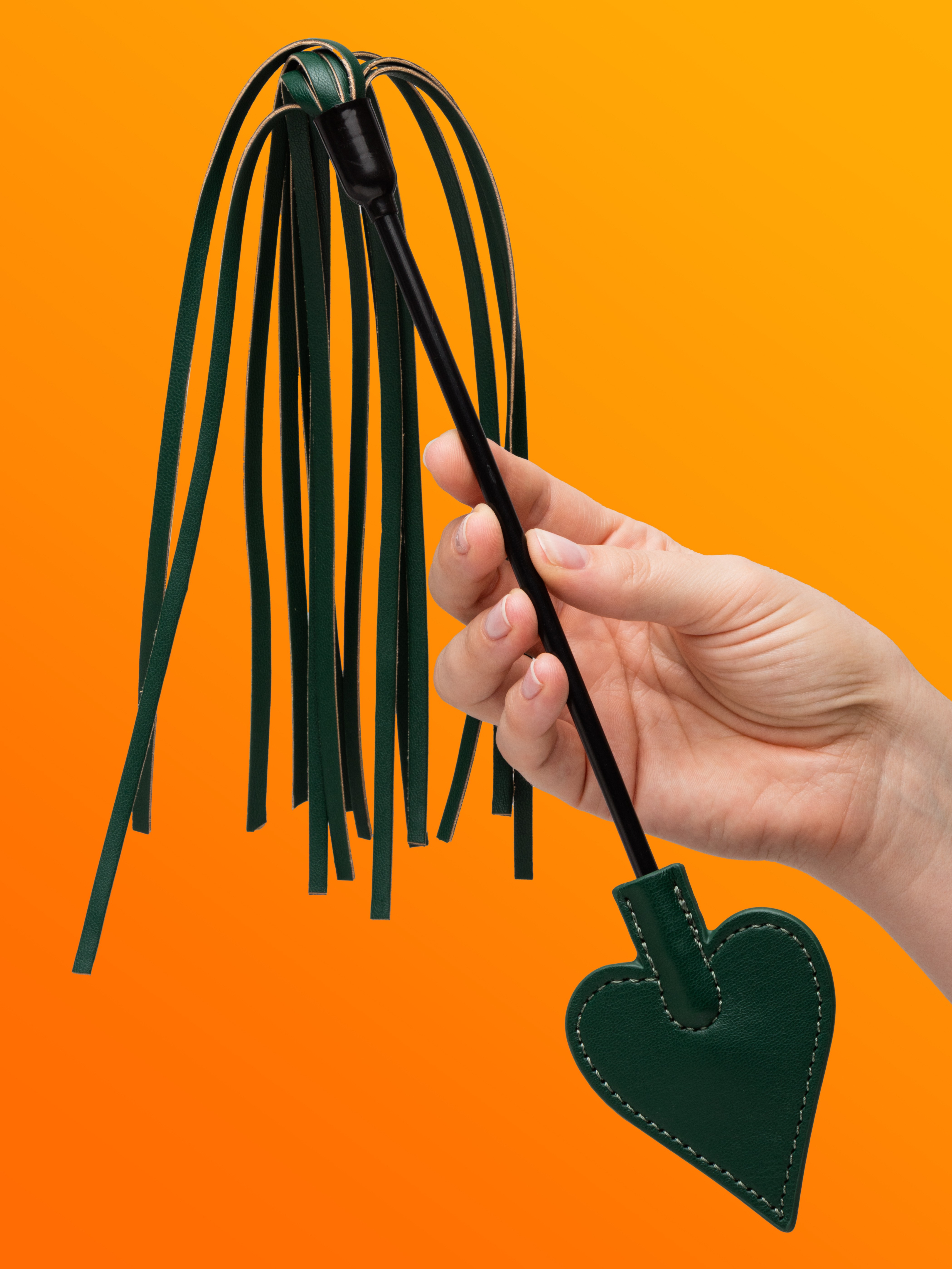 Sportsheets Indica Dual Impact Crop, Green, hi-res