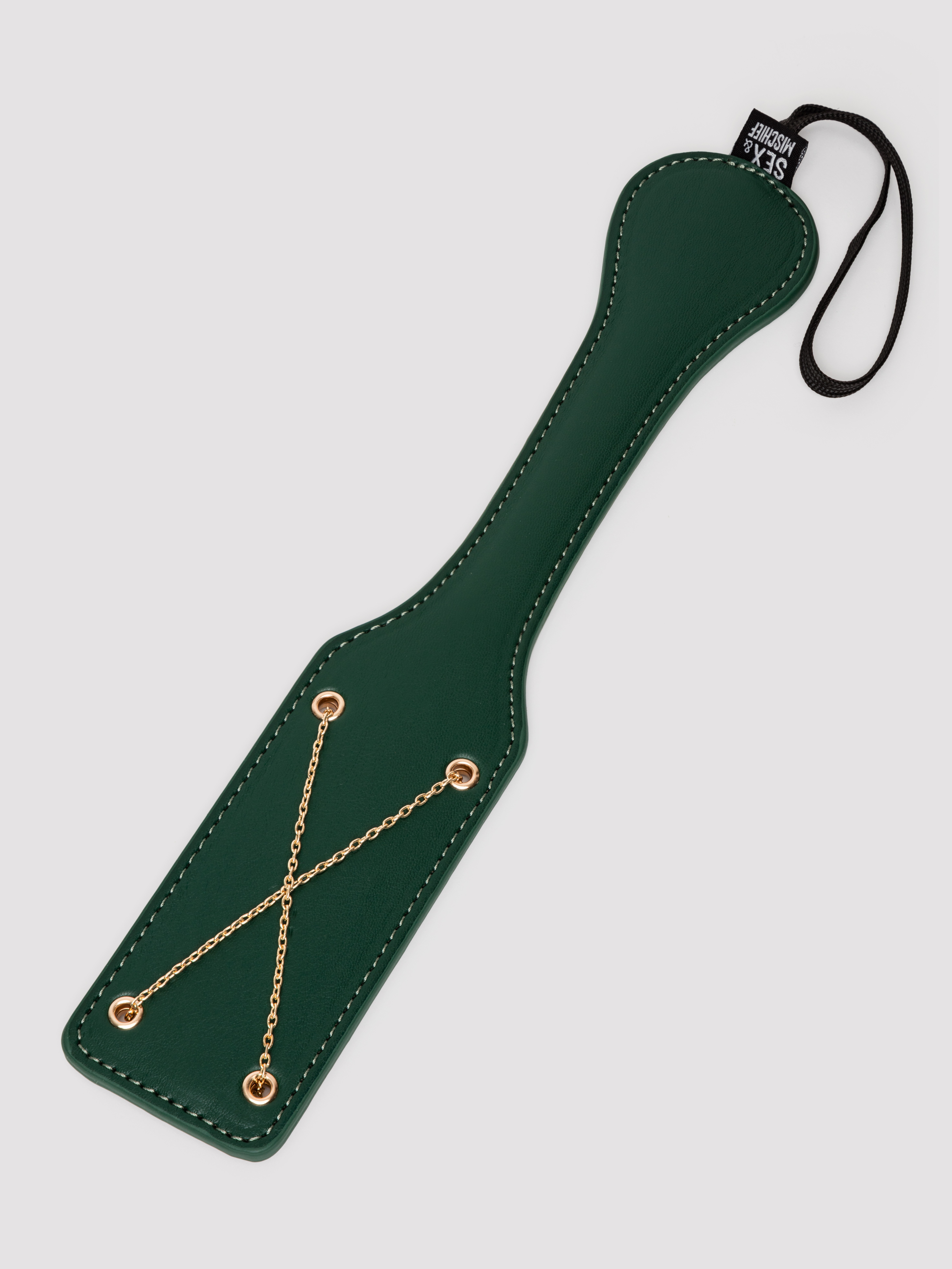 Sportsheets Indica Chain Impressions Paddle, Green, hi-res