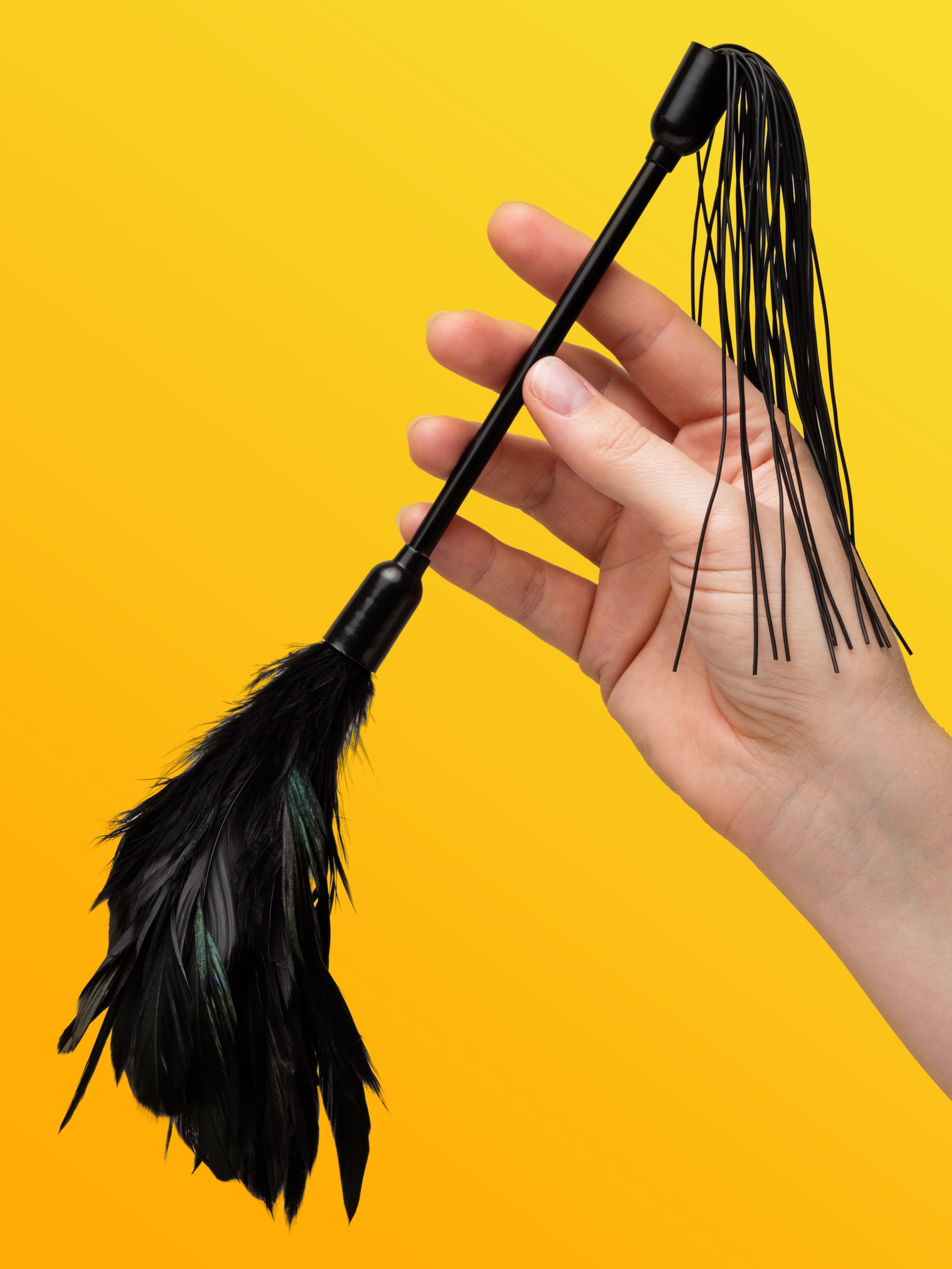 Sportsheets Black Shadow Tie and Tickle Kit (3 Piece), Black, hi-res