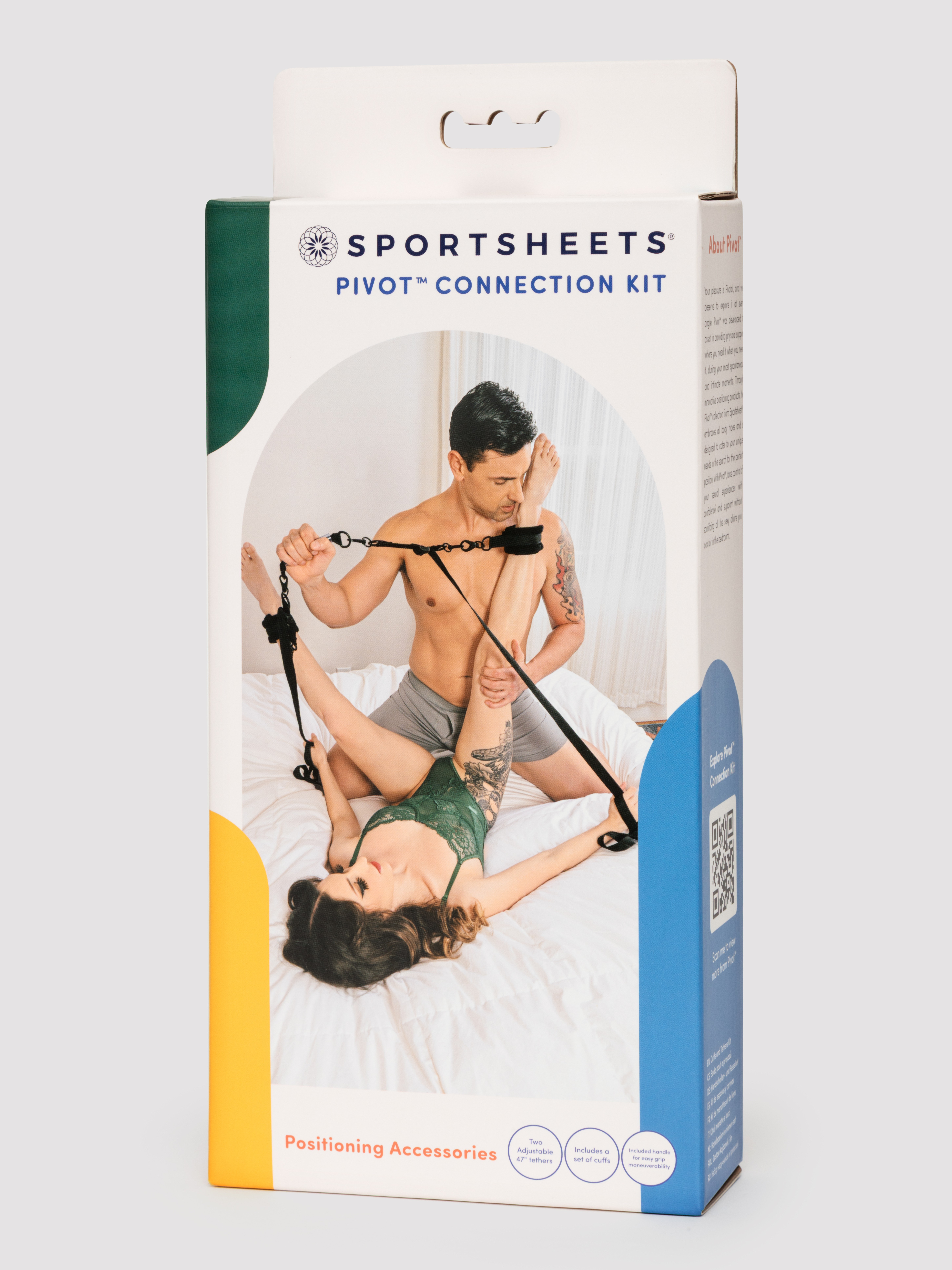 Sportsheets Pivot Black Restraining Connection Kit, Black, hi-res