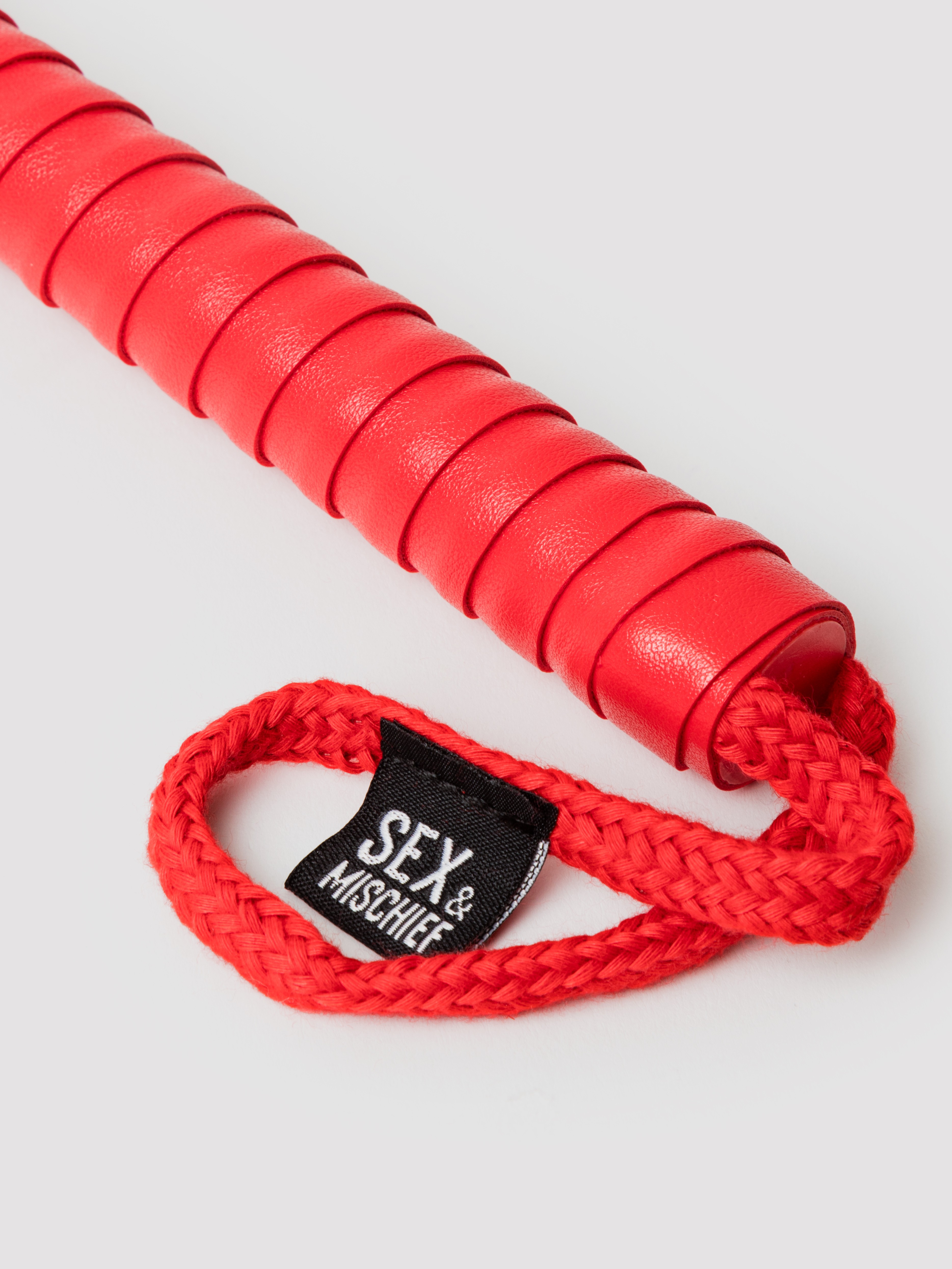 Sportsheets Red Rope Flogger, Red, hi-res