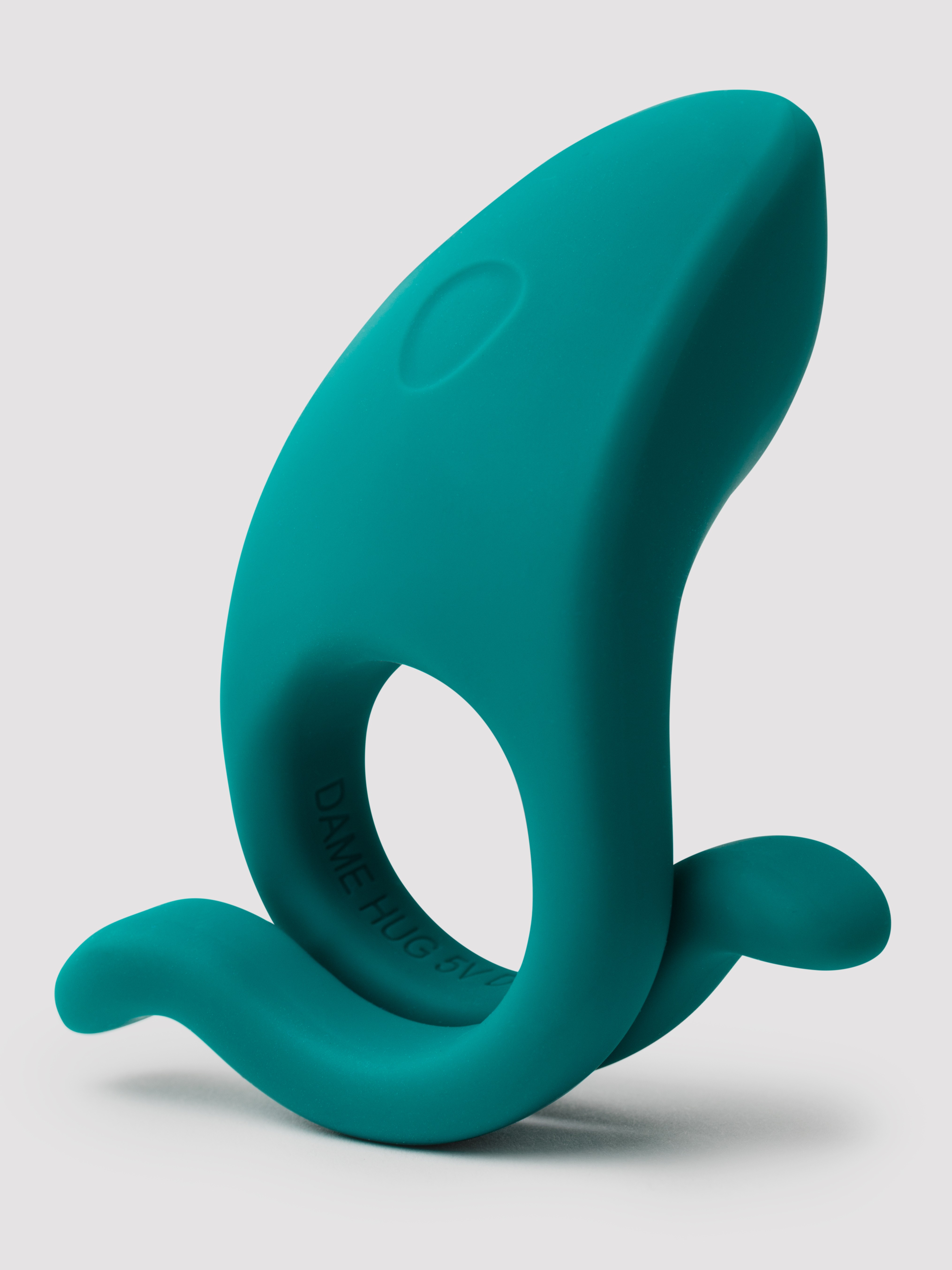 Dame Hug Rechargeable Adjustable Vibrating Couples Ring, Green, hi-res