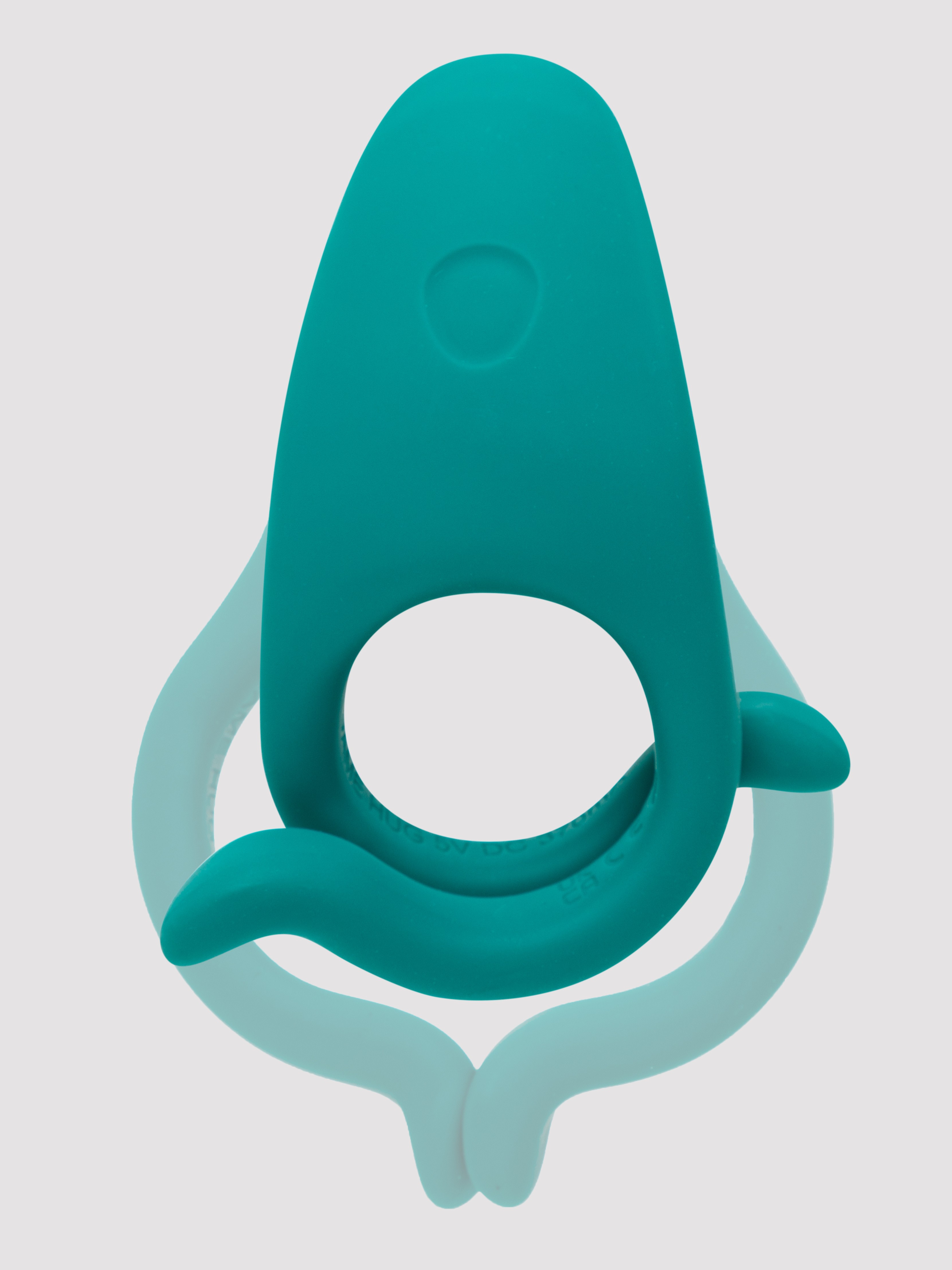 Dame Hug Rechargeable Adjustable Vibrating Couples Ring, Green, hi-res