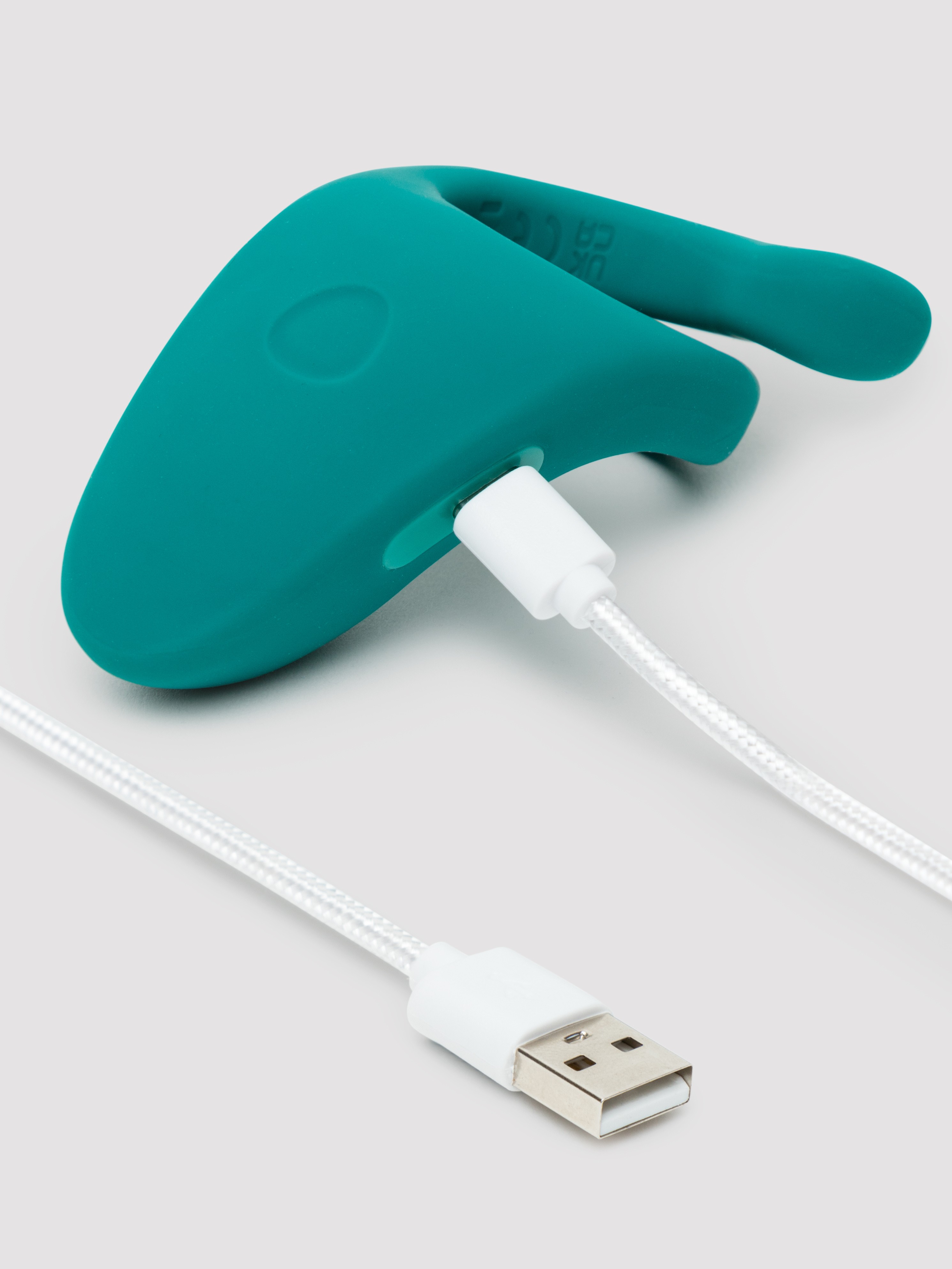 Dame Hug Rechargeable Adjustable Vibrating Couples Ring, Green, hi-res