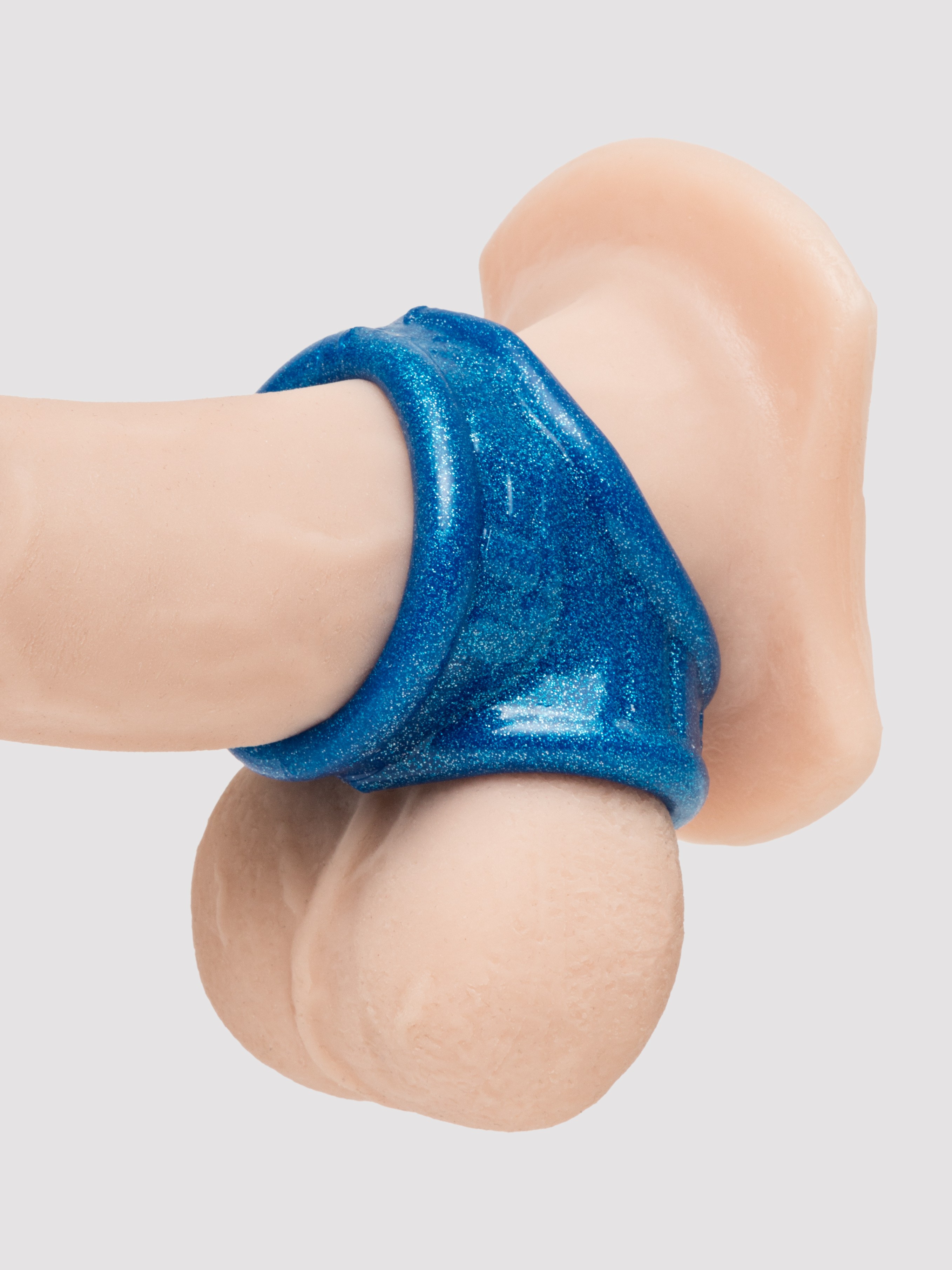 Oxballs Tight Fit Squeeze Cock and Ball Sling Blue Fire, Blue, hi-res