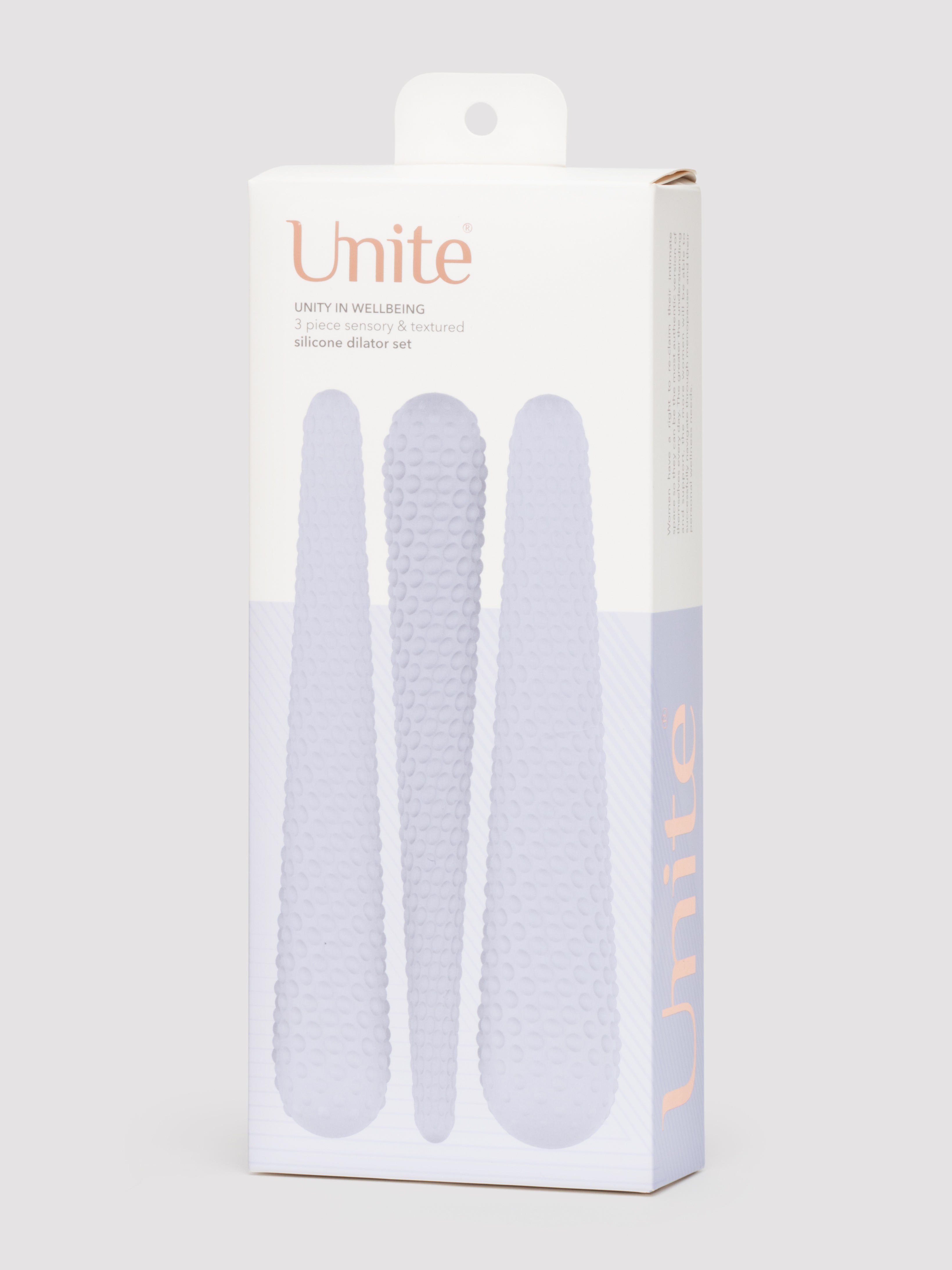 Rocks Off Unite Double Ended Textured Silicone Dilator Set, Purple, hi-res