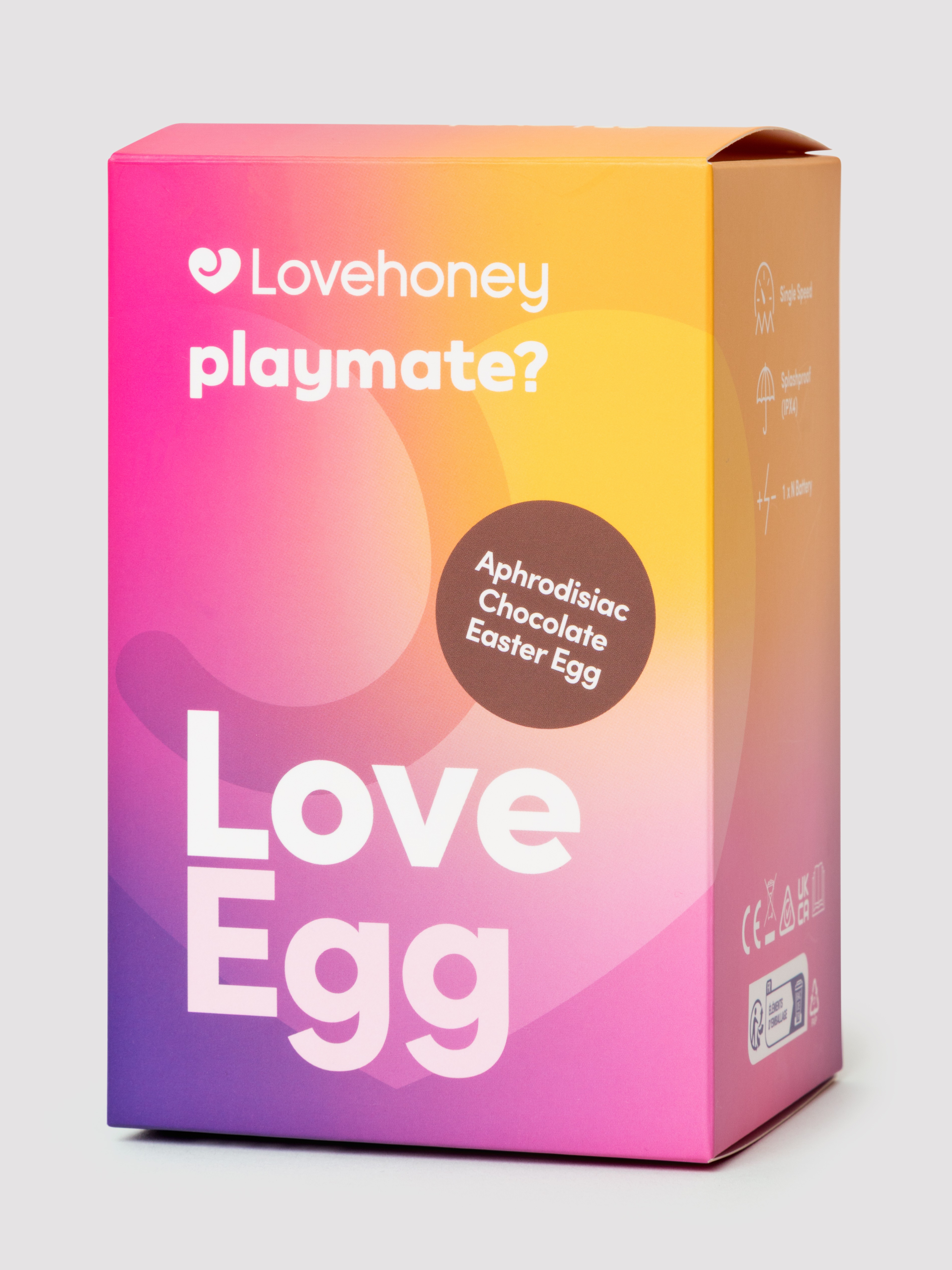 Lovehoney x Playmate Aphrodisiac Chocolate Easter Egg with a Sexy Surprise 100g, , hi-res