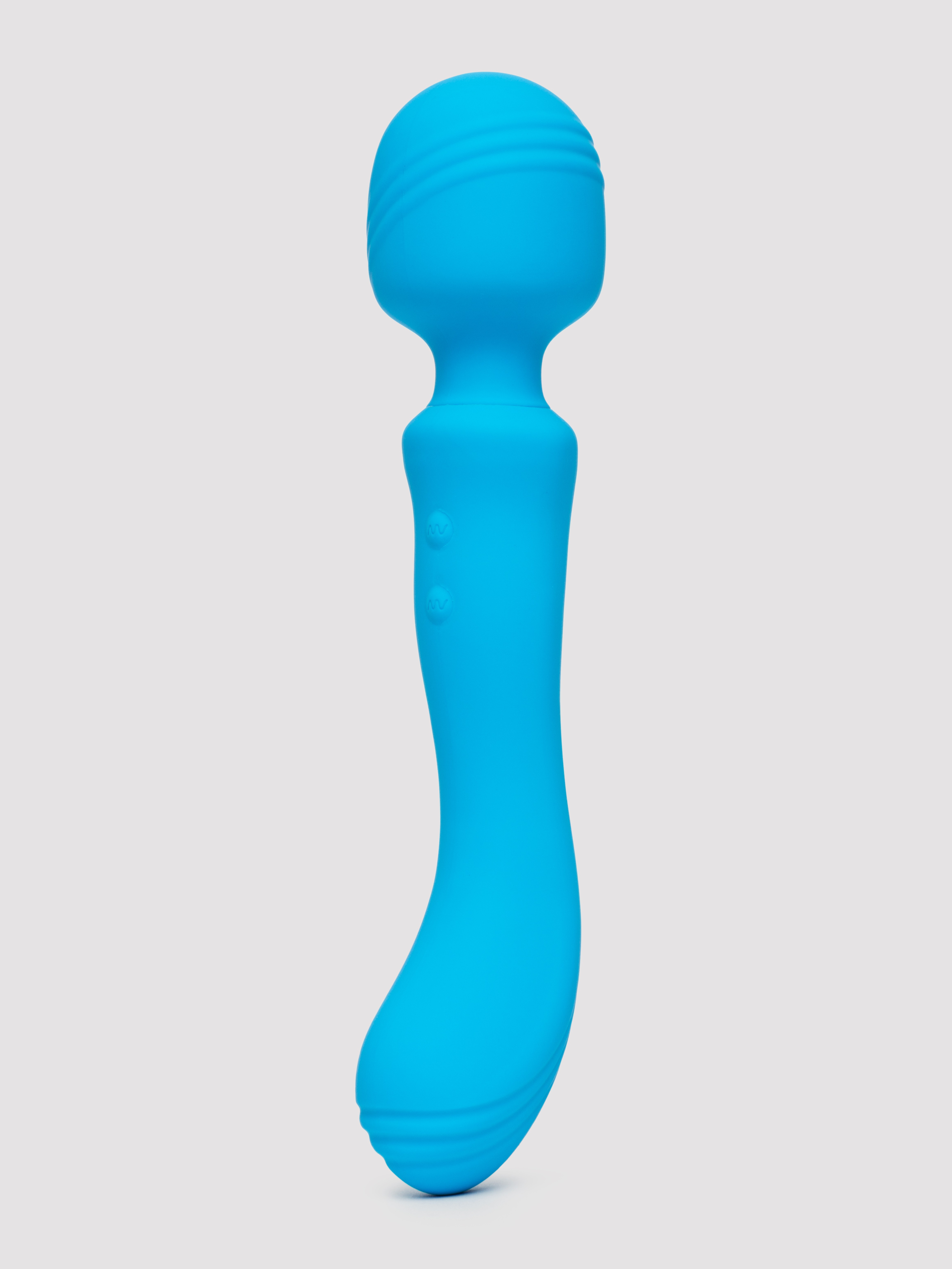 Rumbler Extra Powerful Double Ended Multifunction Wand Vibrator, Blue, hi-res