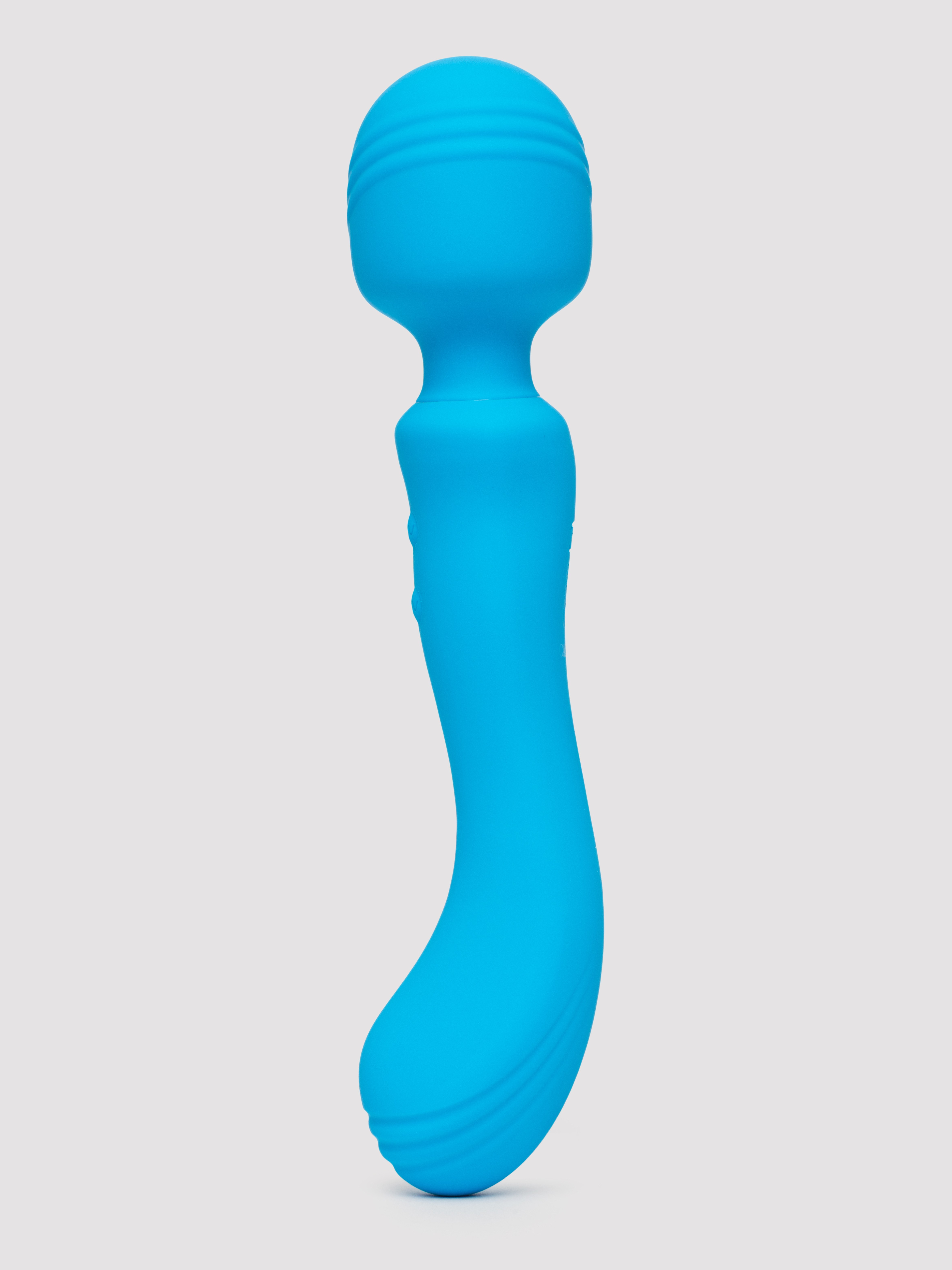 Rumbler Extra Powerful Double Ended Multifunction Wand Vibrator, Blue, hi-res