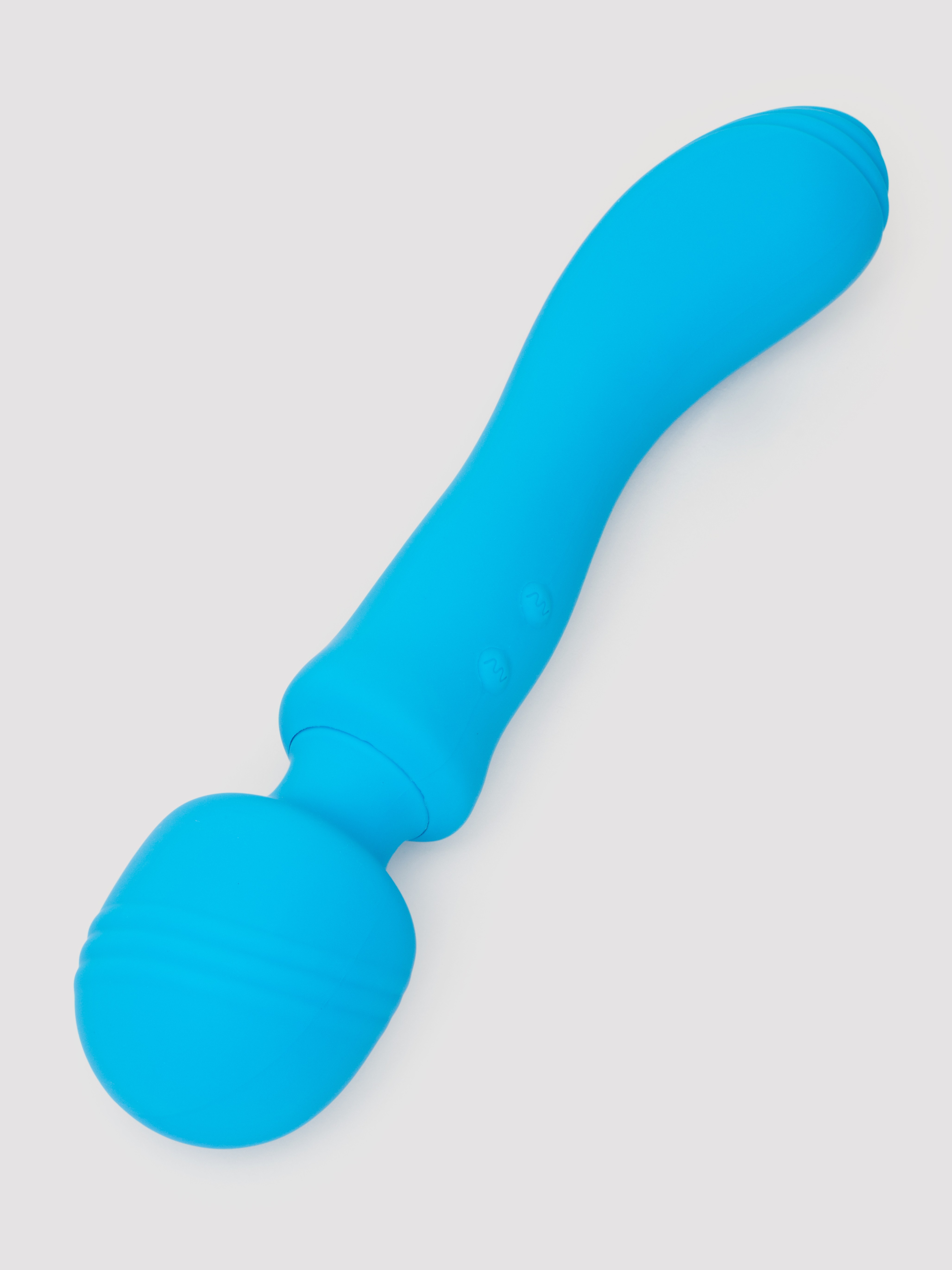 Rumbler Extra Powerful Double Ended Multifunction Wand Vibrator, Blue, hi-res