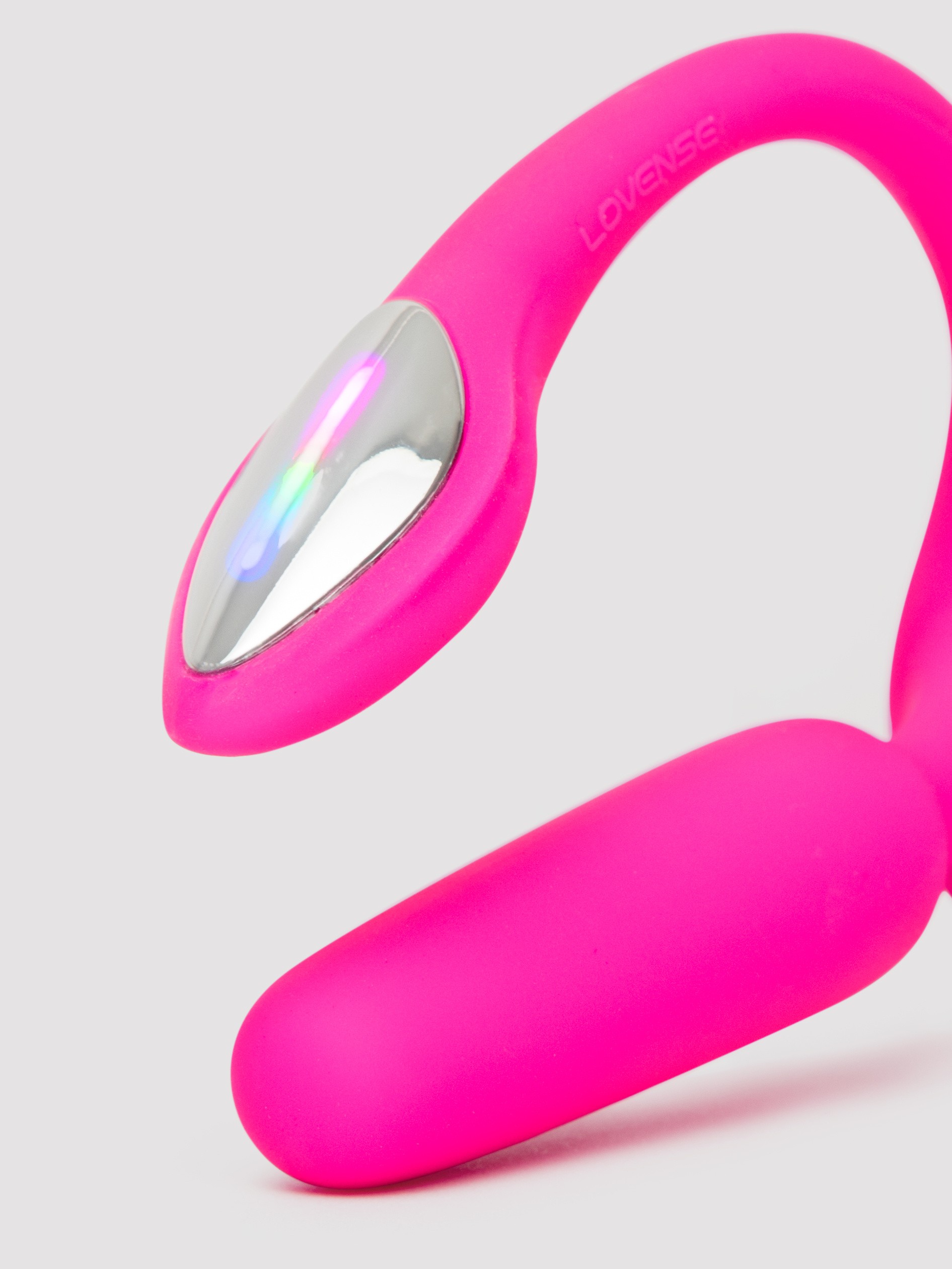 Lovense Lush Anal App Controlled Slim Vibrating Butt Plug, Pink, hi-res