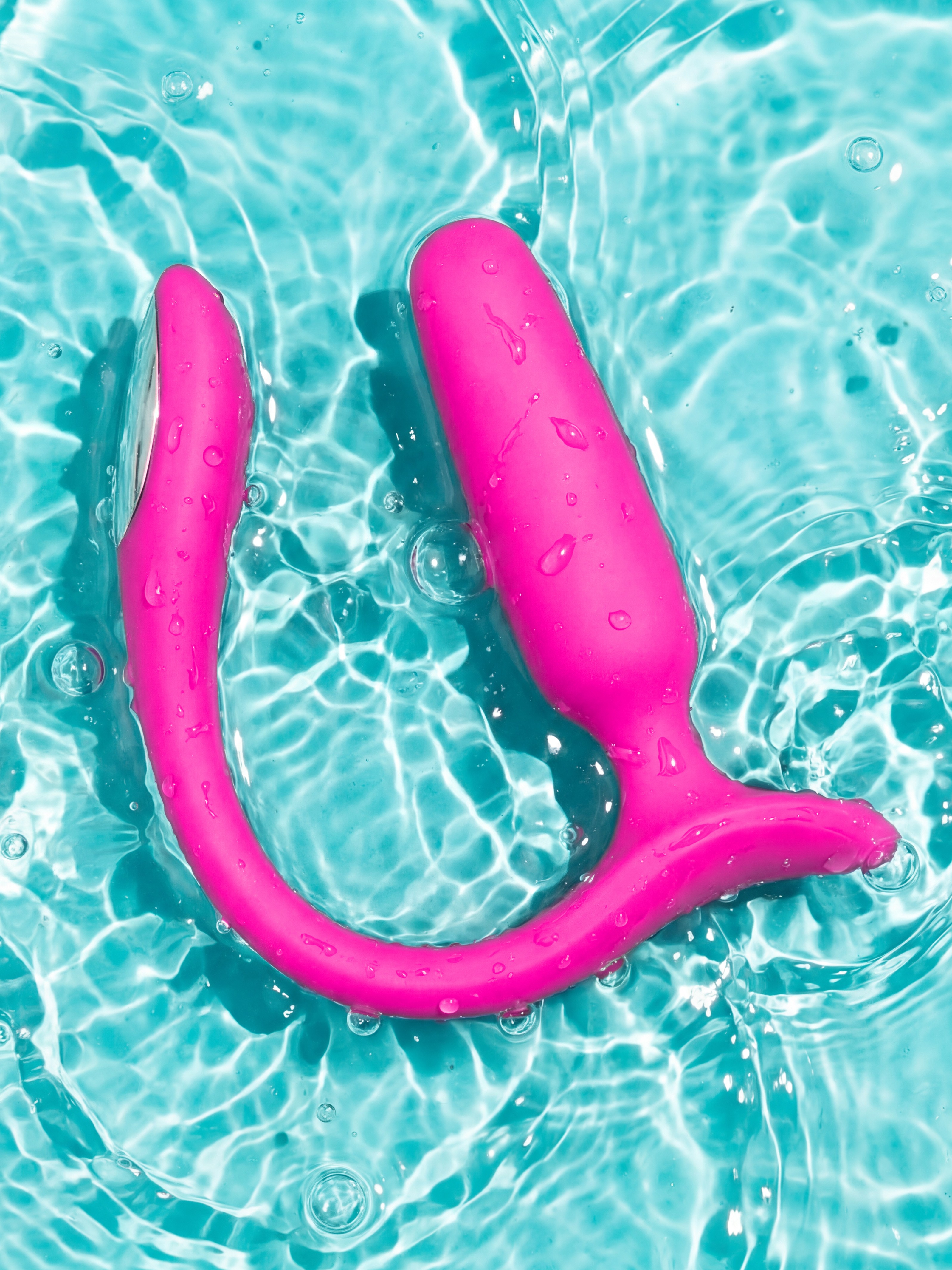 Lovense Lush Anal App Controlled Slim Vibrating Butt Plug, Pink, hi-res