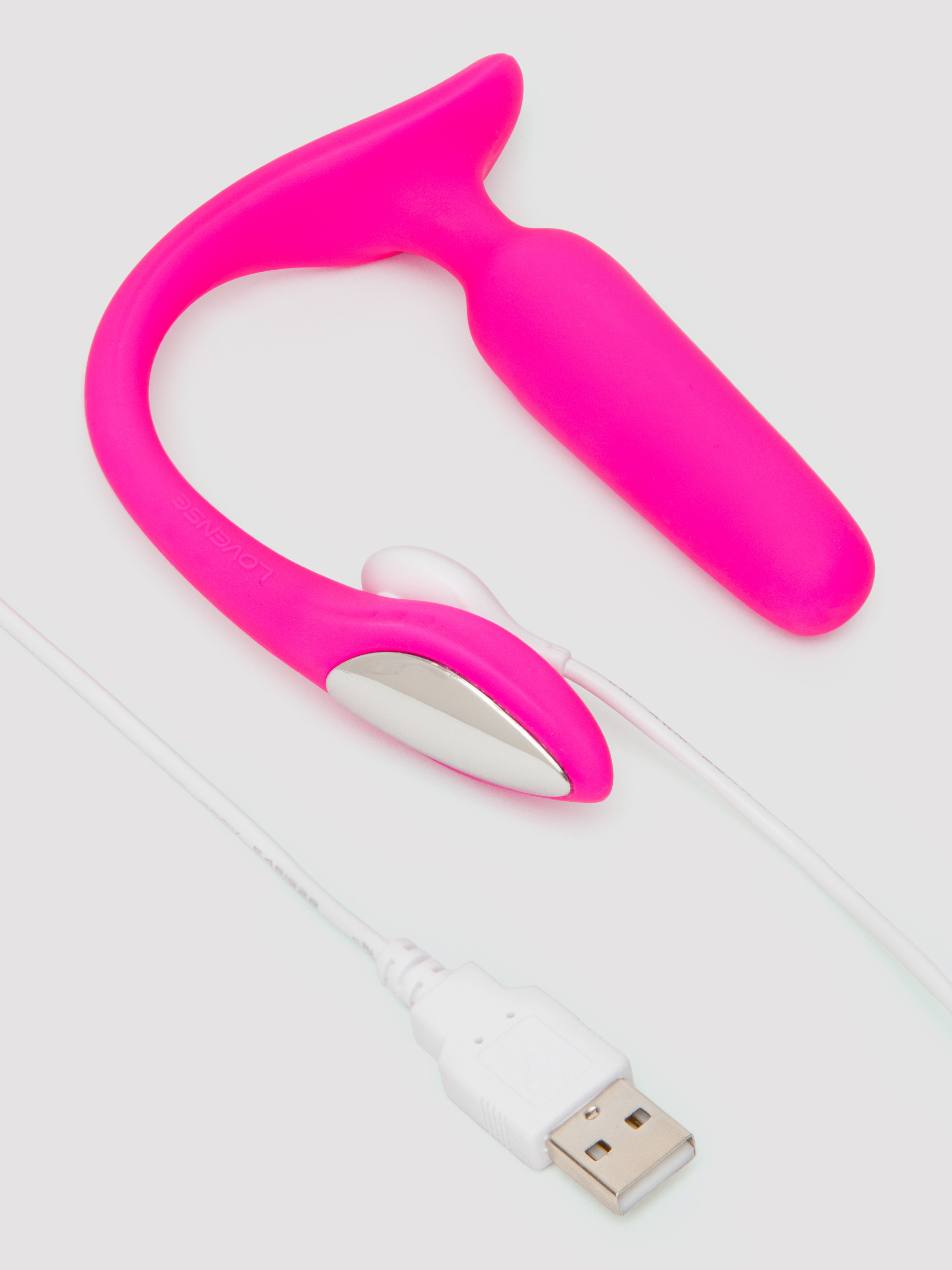 Lovense Lush Anal App Controlled Slim Vibrating Butt Plug, Pink, hi-res