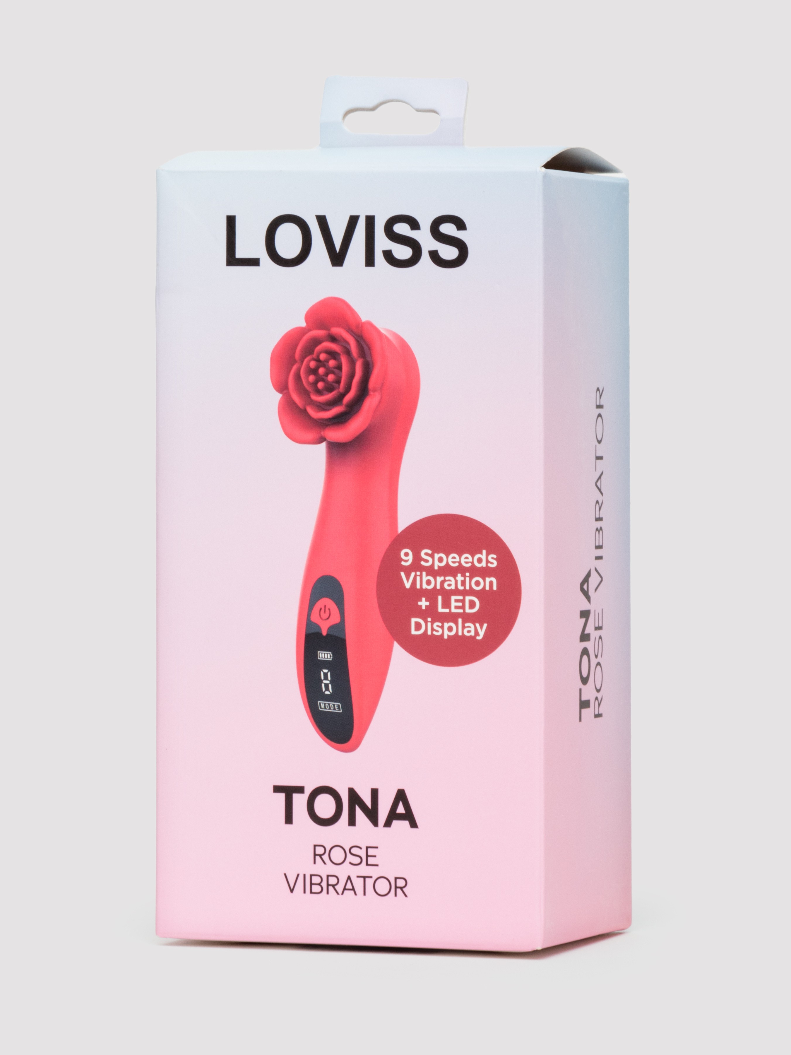 LOVISS Tona Rose Clitoral Vibrator, Red, hi-res