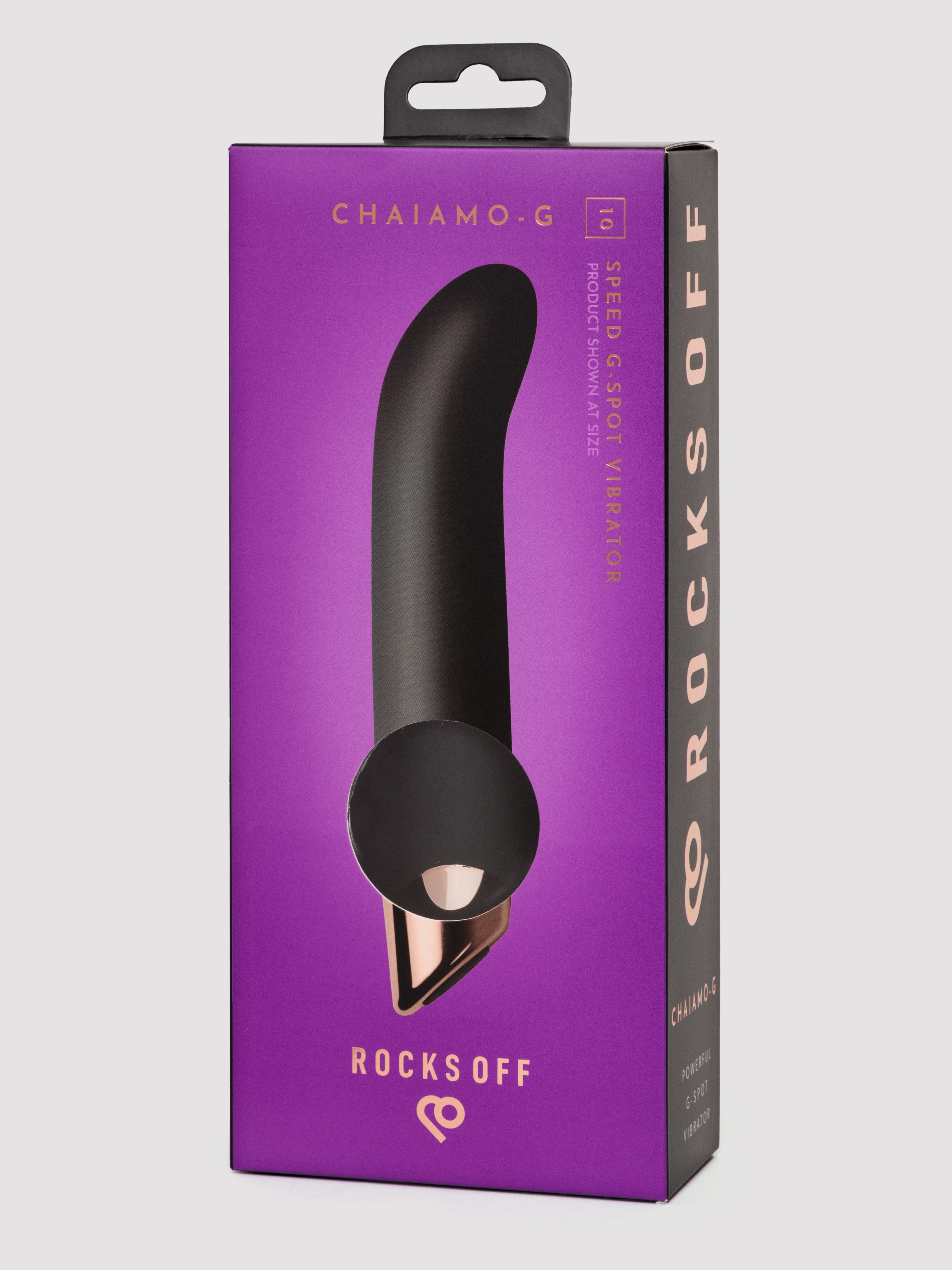 Rocks Off Chaiamo Black Extra Powerful G-Spot Vibrator, Black, hi-res