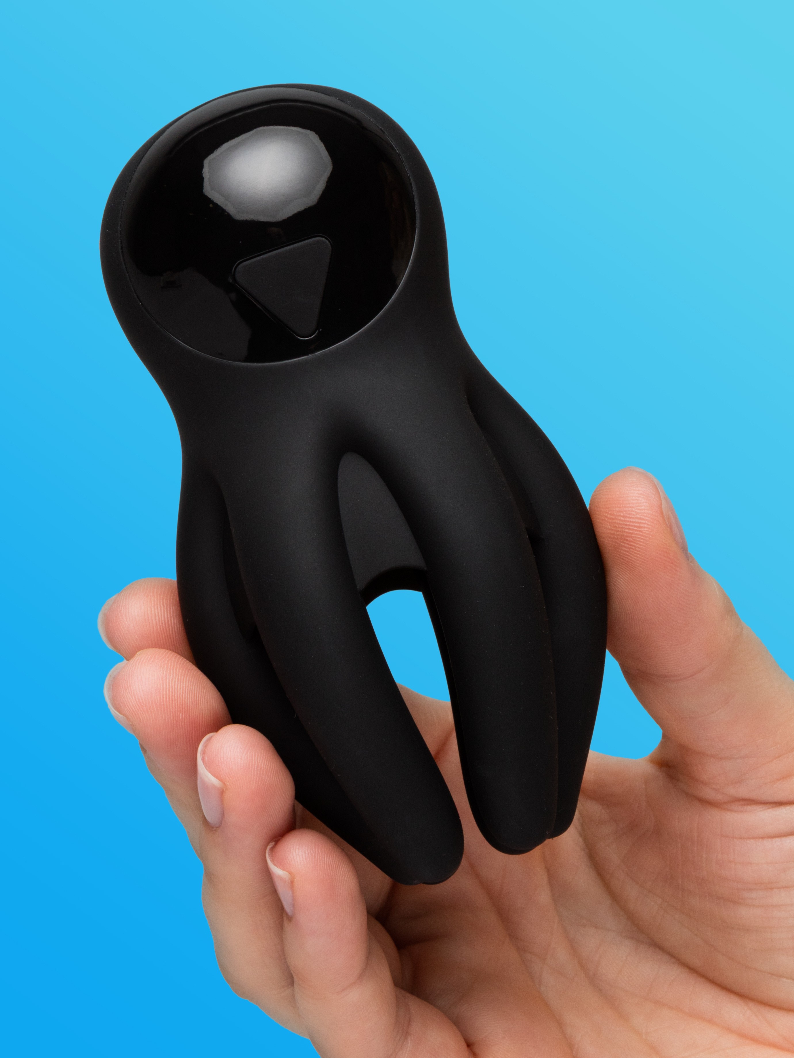 LOVISS Octopuss Rechargeable Masturbation Cup Trainer, Black, hi-res