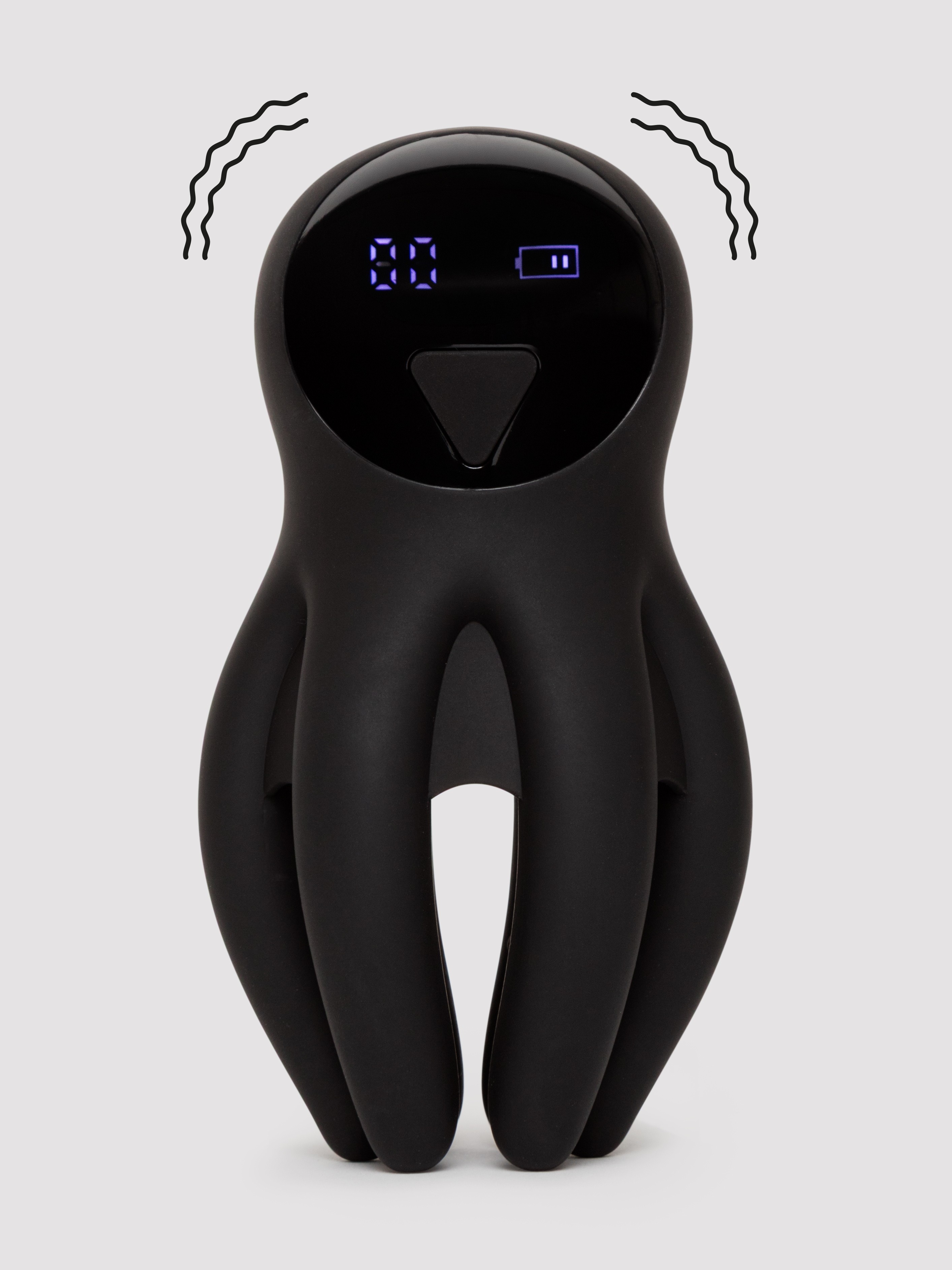 LOVISS Octopuss Rechargeable Masturbation Cup Trainer, Black, hi-res