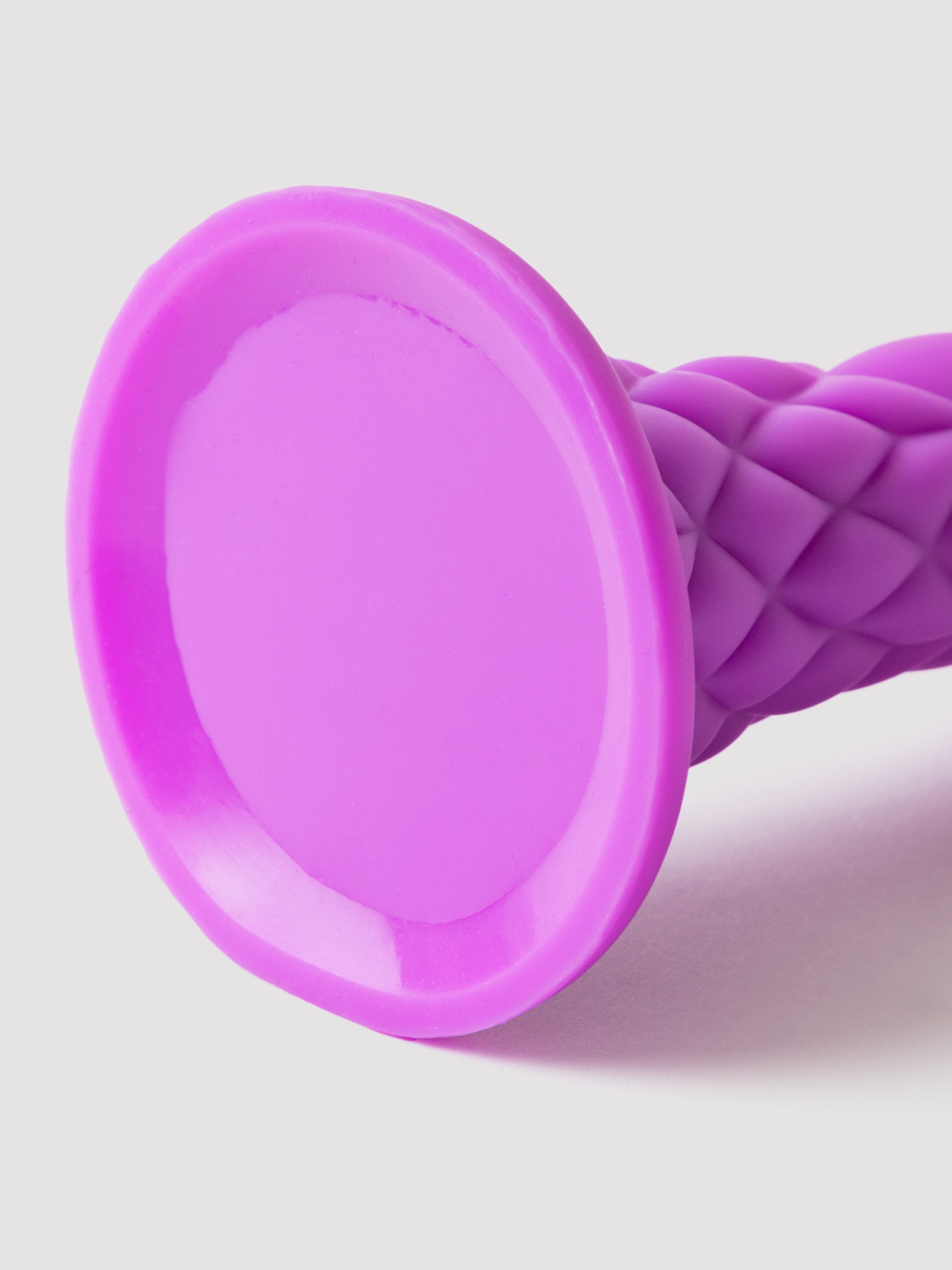 SILEXD Dreamy Fantasy Dual Density Scaly Dragon Silicone Dildo 7 Inch, Purple, hi-res