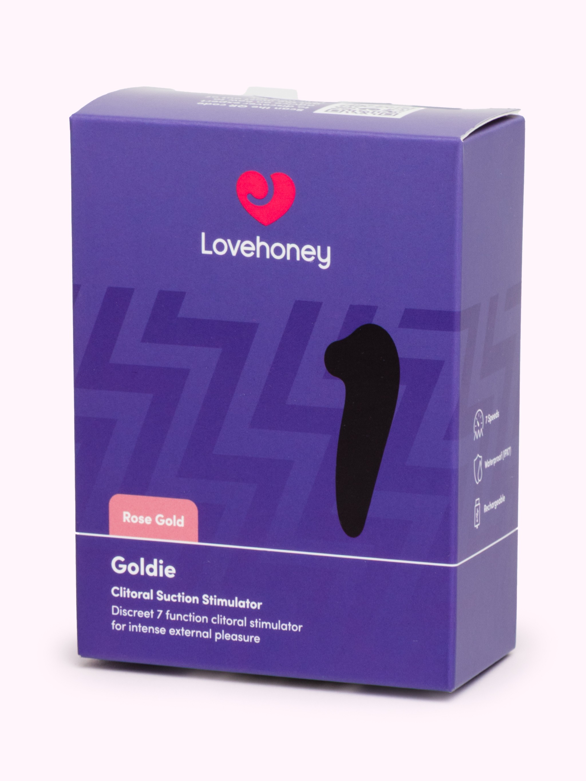 Lovehoney Goldie Clitoral Suction Vibrator, Pink, hi-res