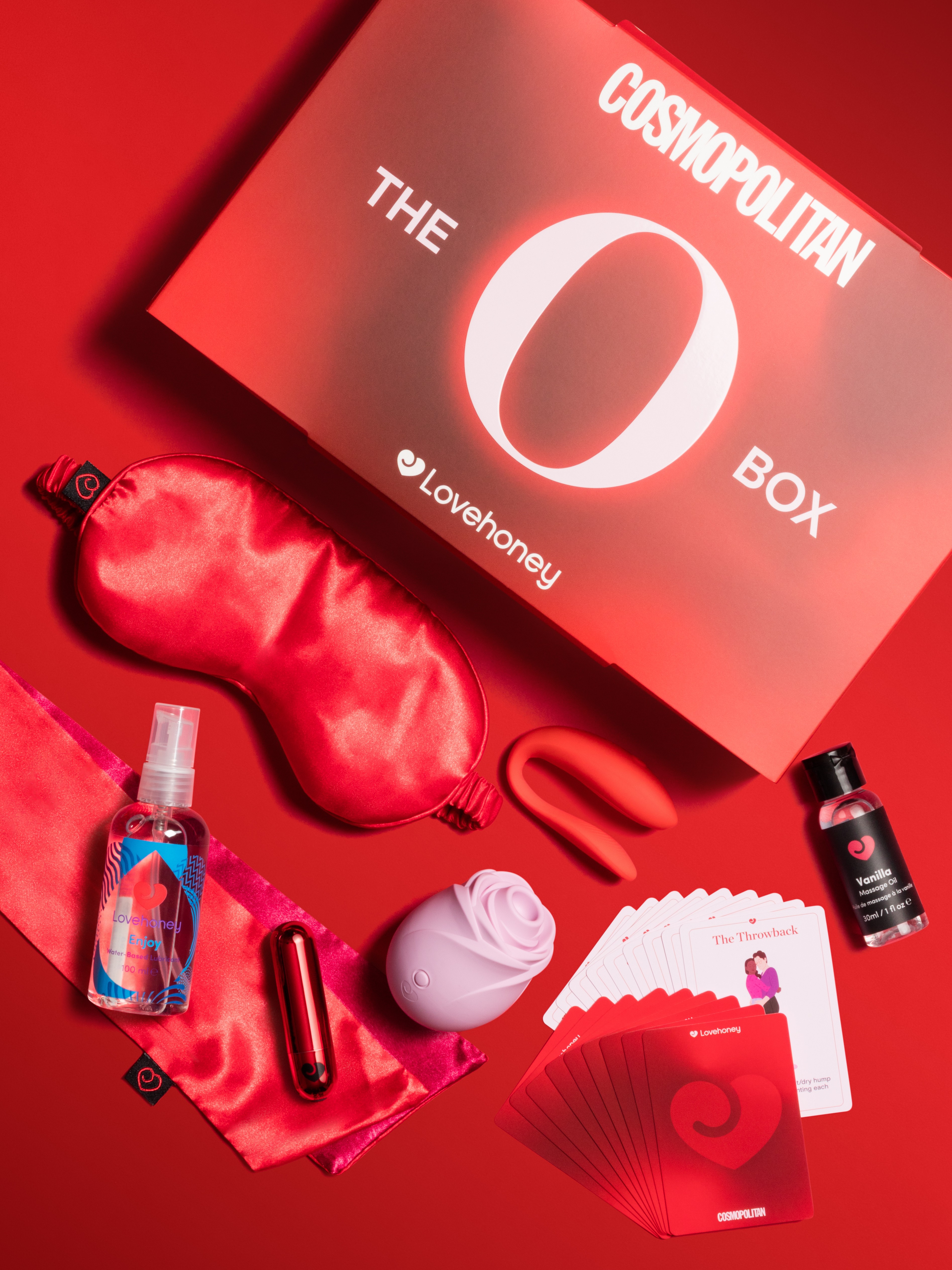 Lovehoney X Cosmopolitan The O Box, Red, hi-res