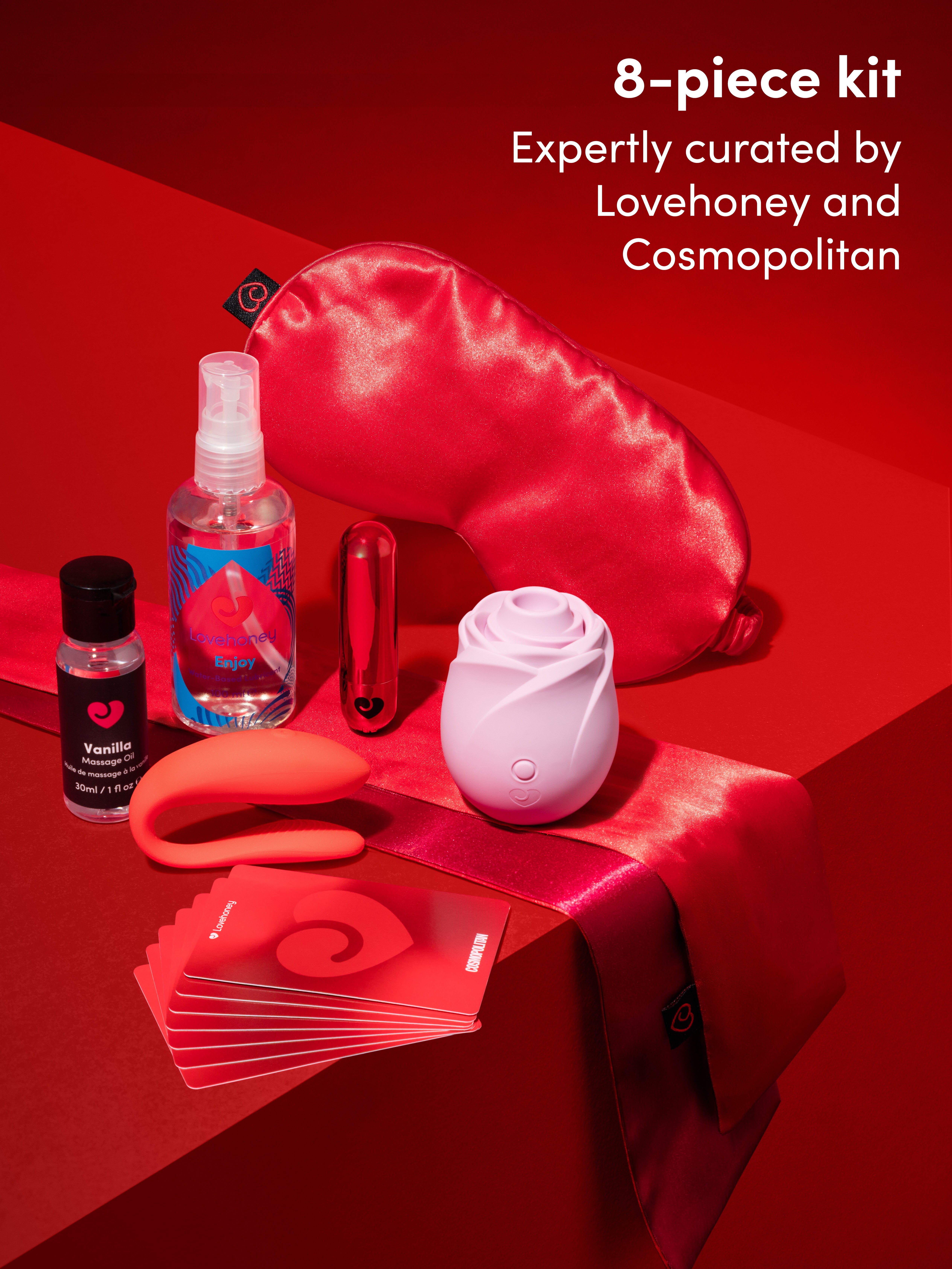 Lovehoney X Cosmopolitan The O Box, Red, hi-res